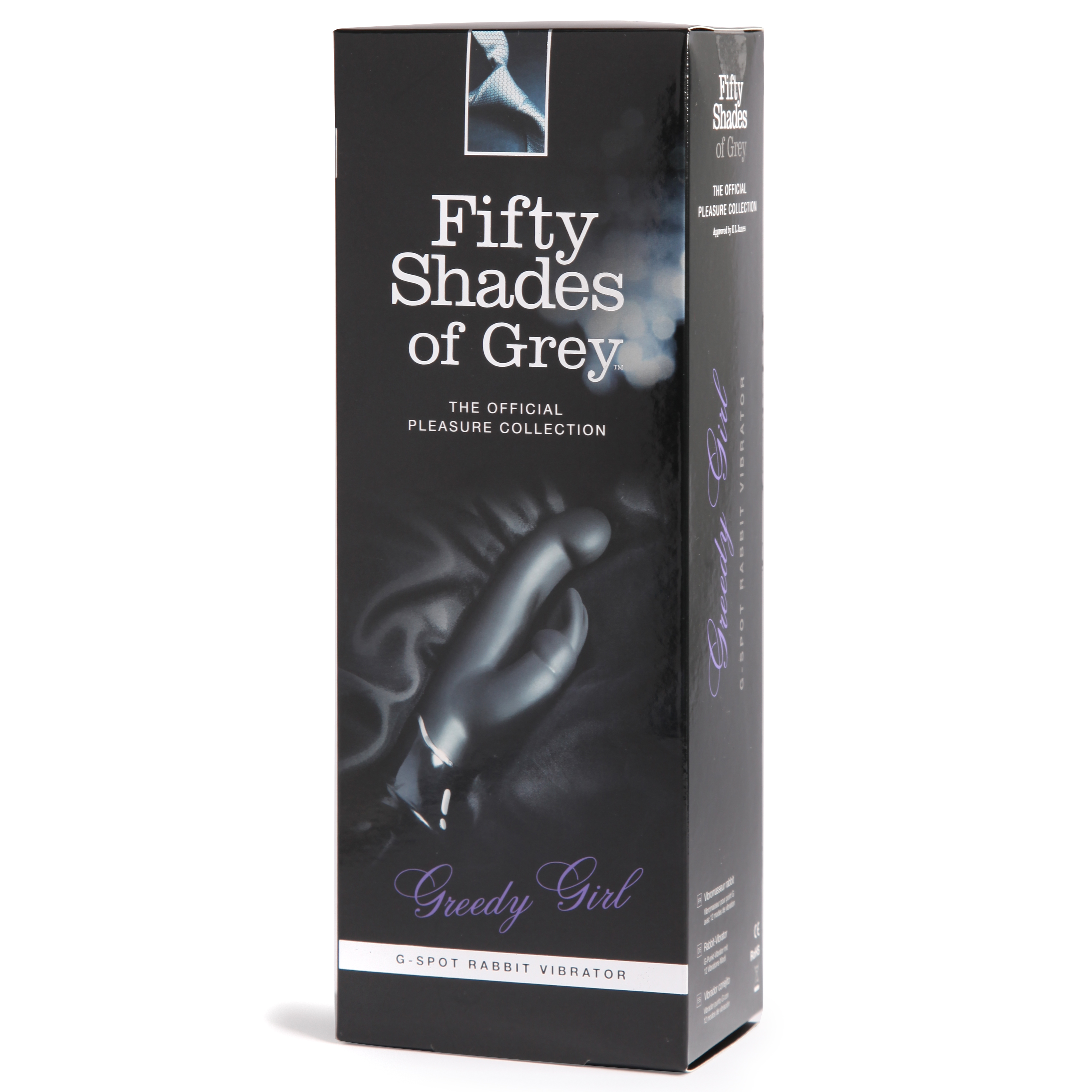 fifty shades of grey greedy girl rechargeable g spot rabbit vibrator 