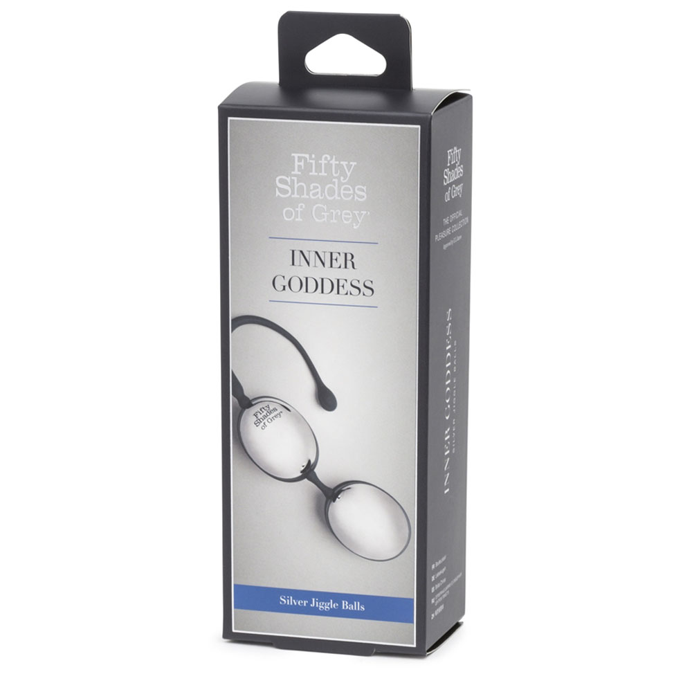fifty shades of grey inner goddess silver  jiggle balls .oz 