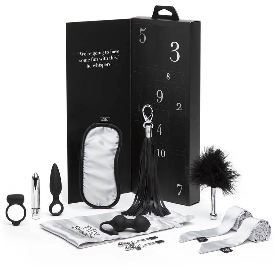 fifty shades of grey pleasure overload  days of  play gift set 