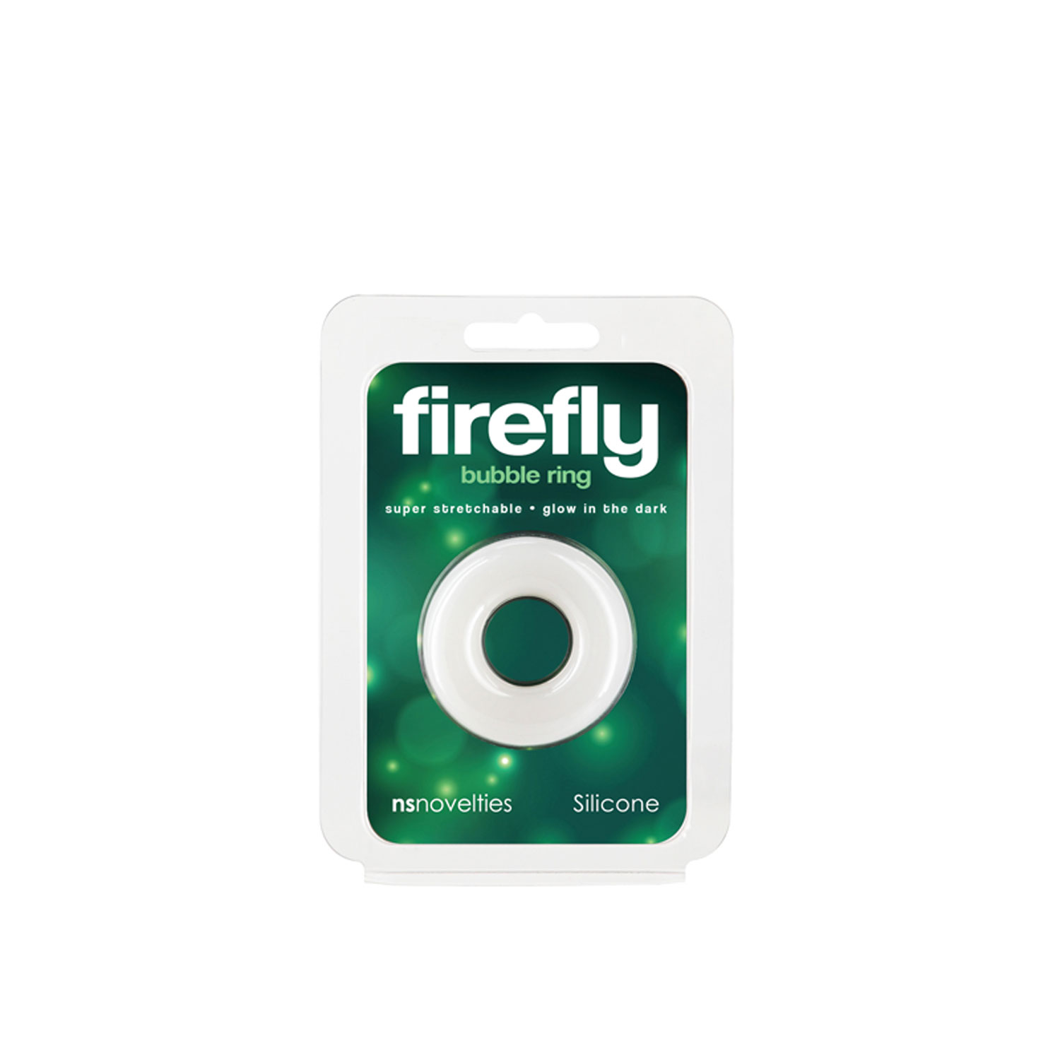 firefly bubble ring small white 