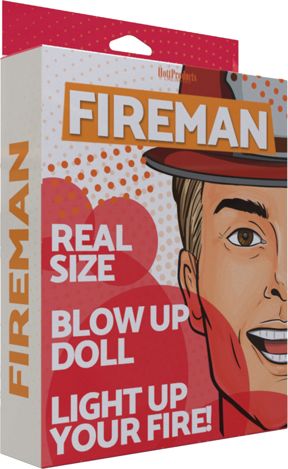 fireman inflatable party doll 