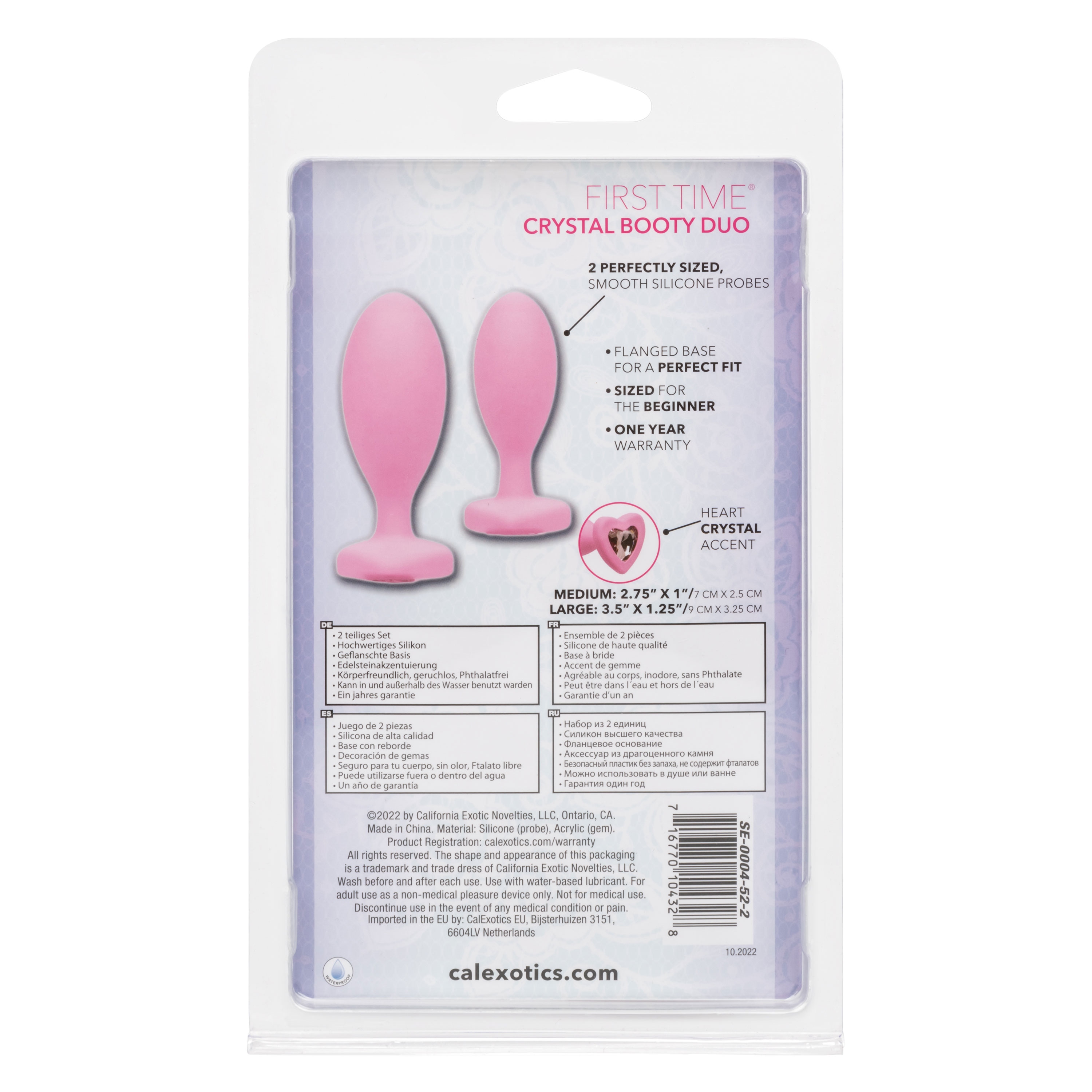 first time crystal booty duo pink 