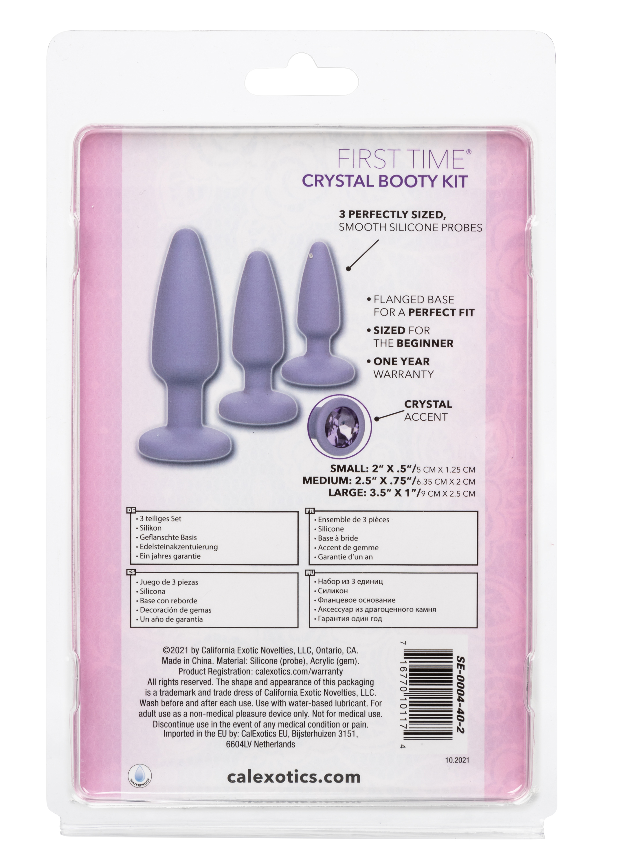 first time crystal booty kit purple 