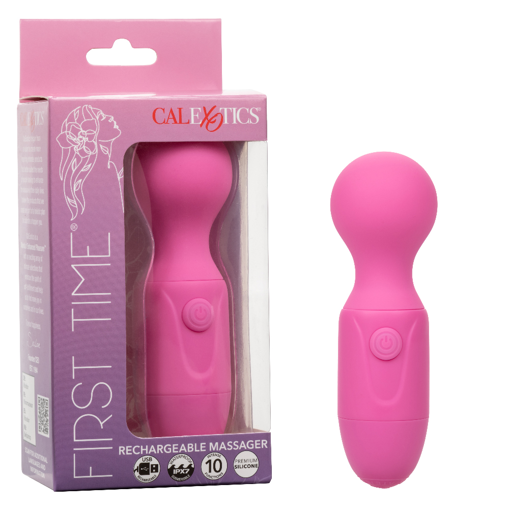 first time rechargeable massager pink 