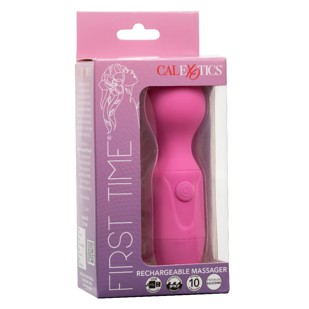 first time rechargeable massager pink 