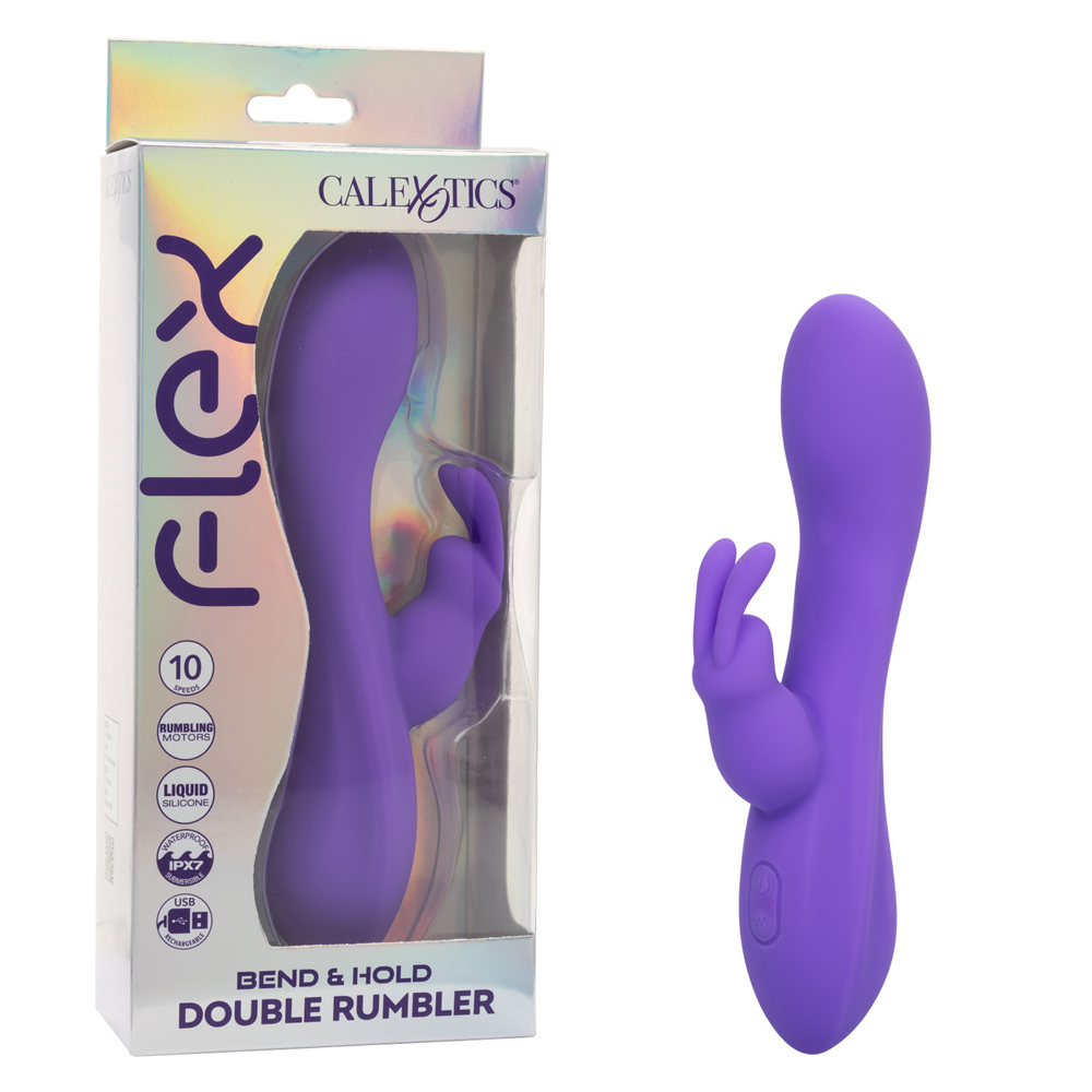 flex bend and hold double rumbler purple 