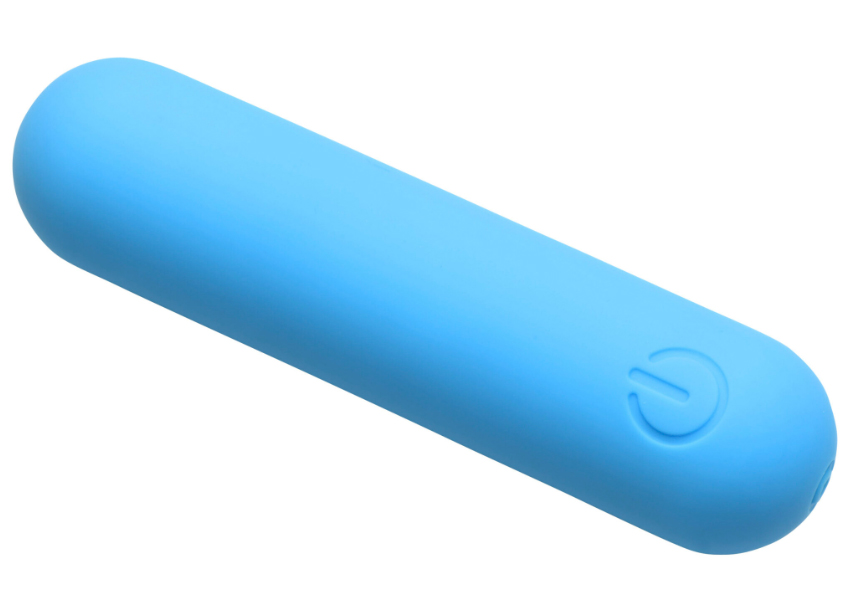 flexible silicone bullet blue 