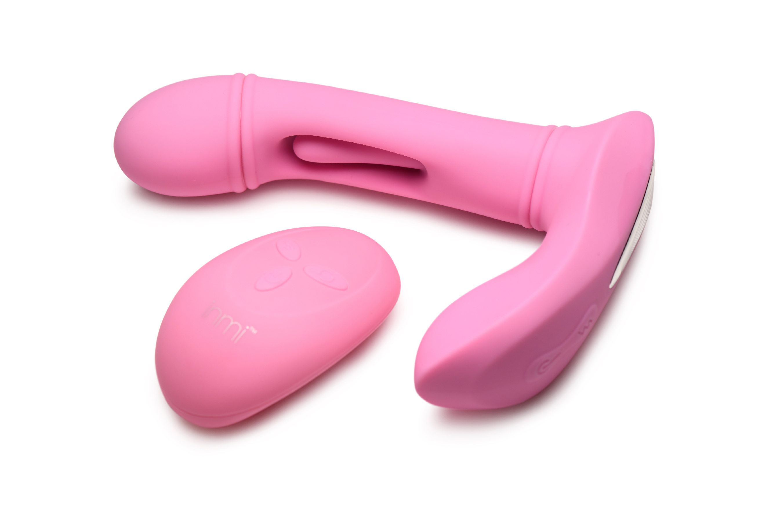 flickers g flick flicking g spot vibrator with  remote pink 