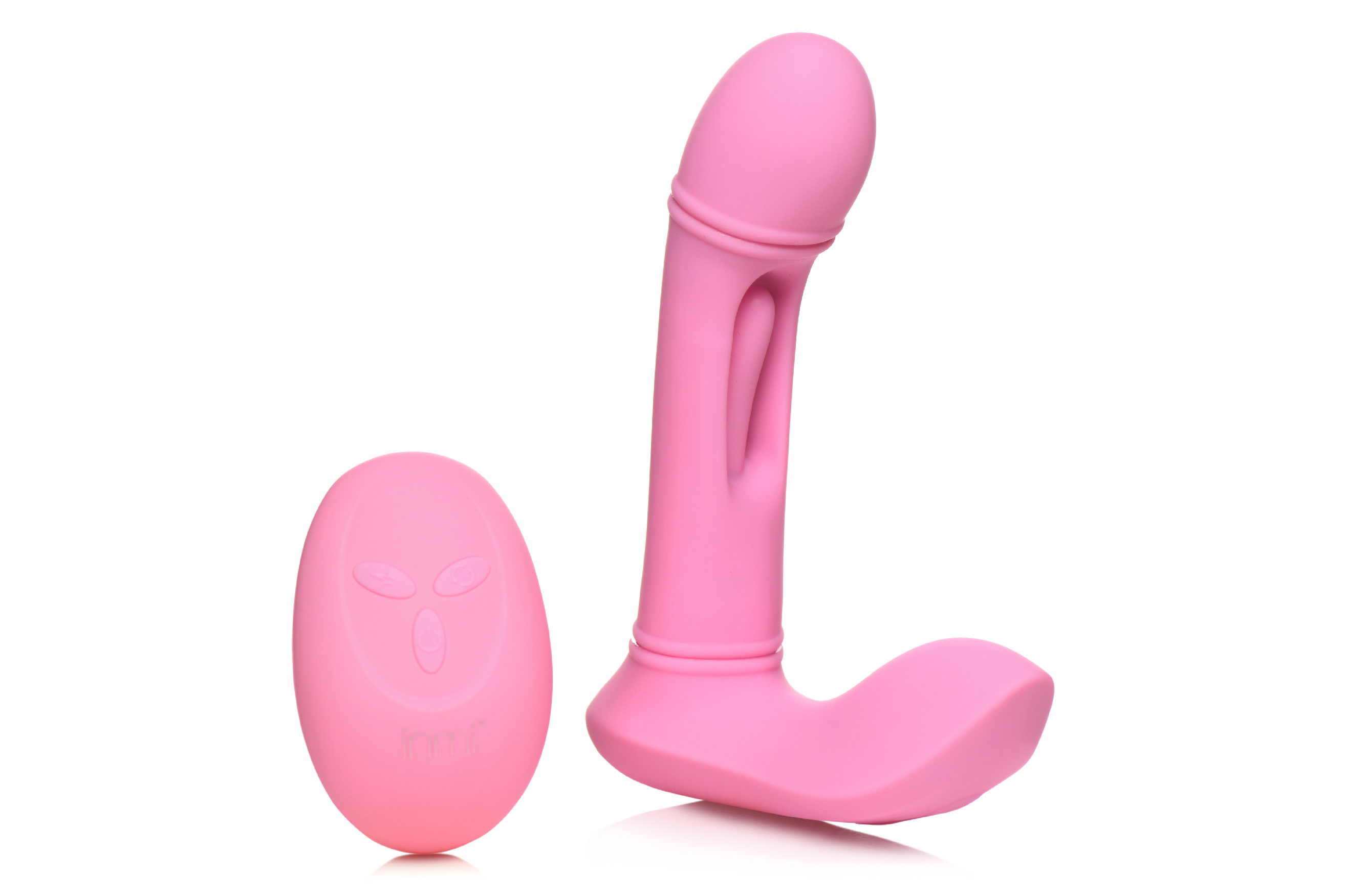 flickers g flick flicking g spot vibrator with  remote pink 