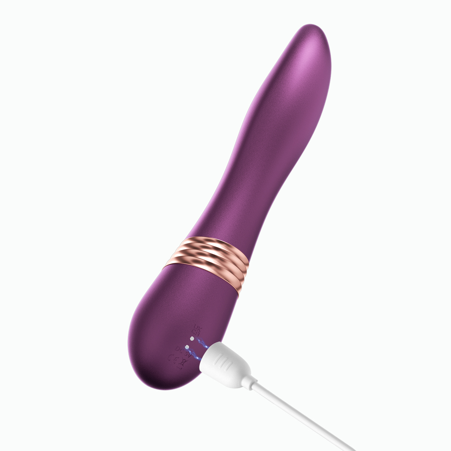 fling  app controlled oral licking vibrator  purple 