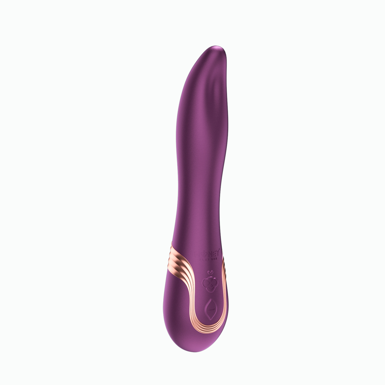 fling  app controlled oral licking vibrator  purple 