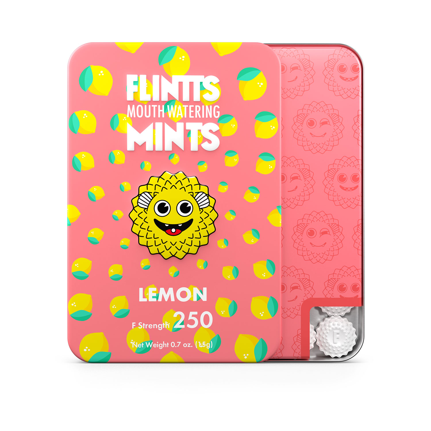 flintts mouth watering mints lemon f strength  