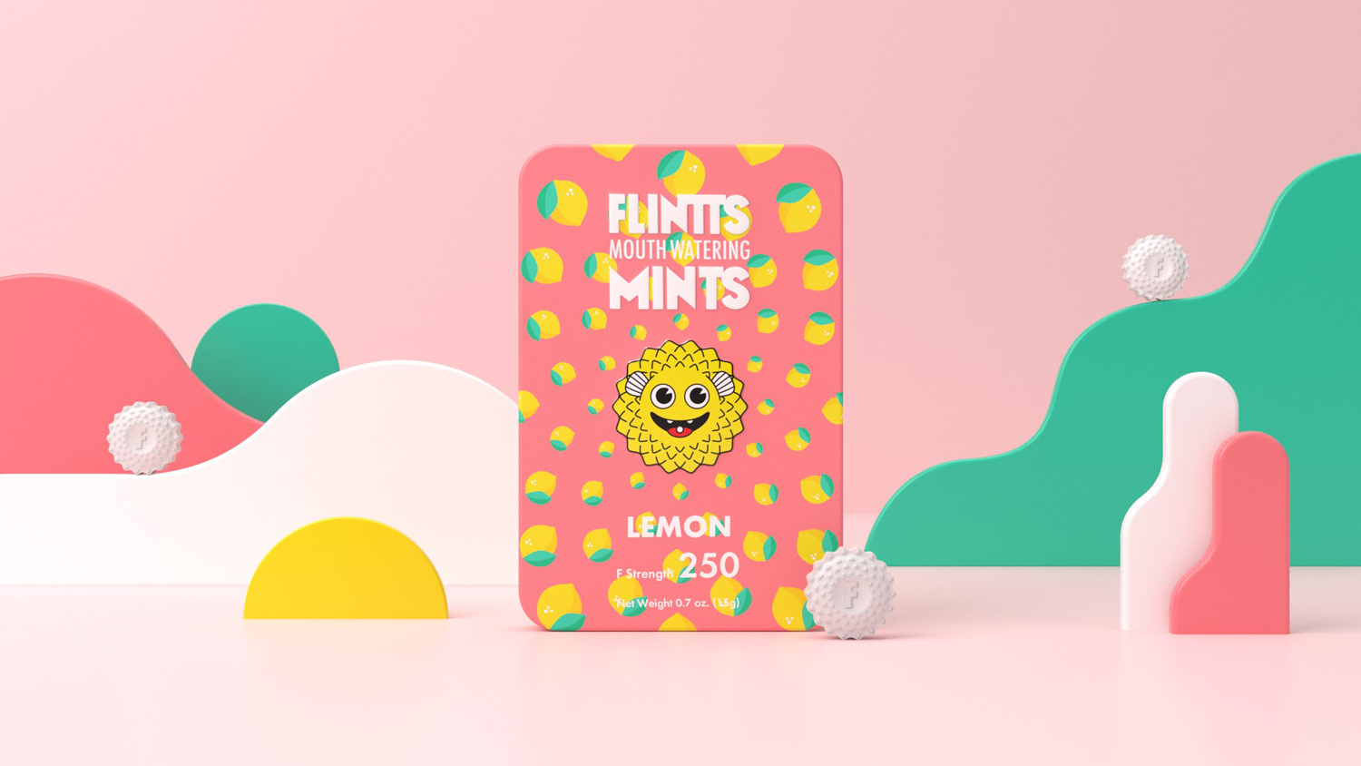 flintts mouth watering mints lemon f strength  