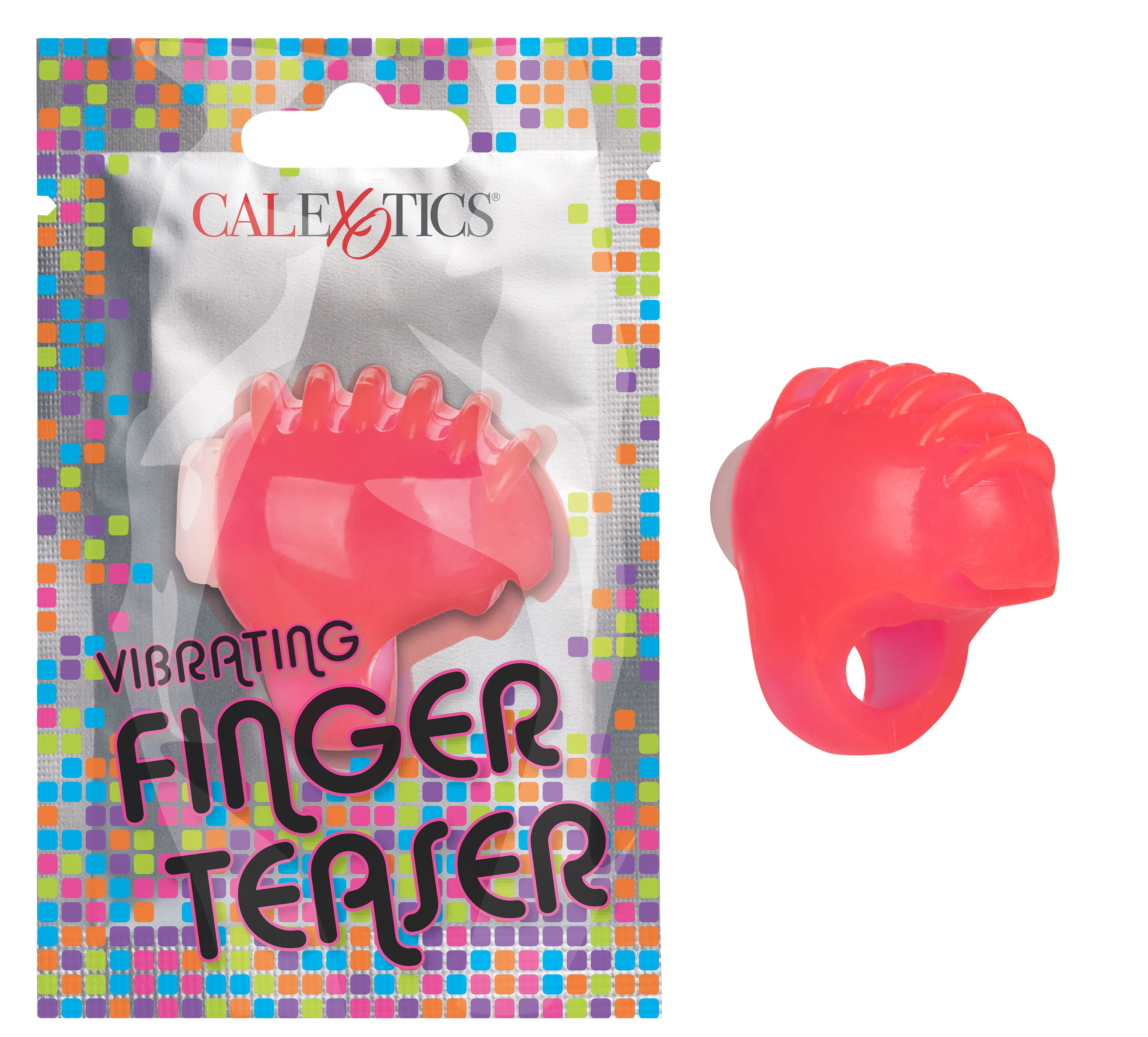 foil pack vibrating finger teaser pink 