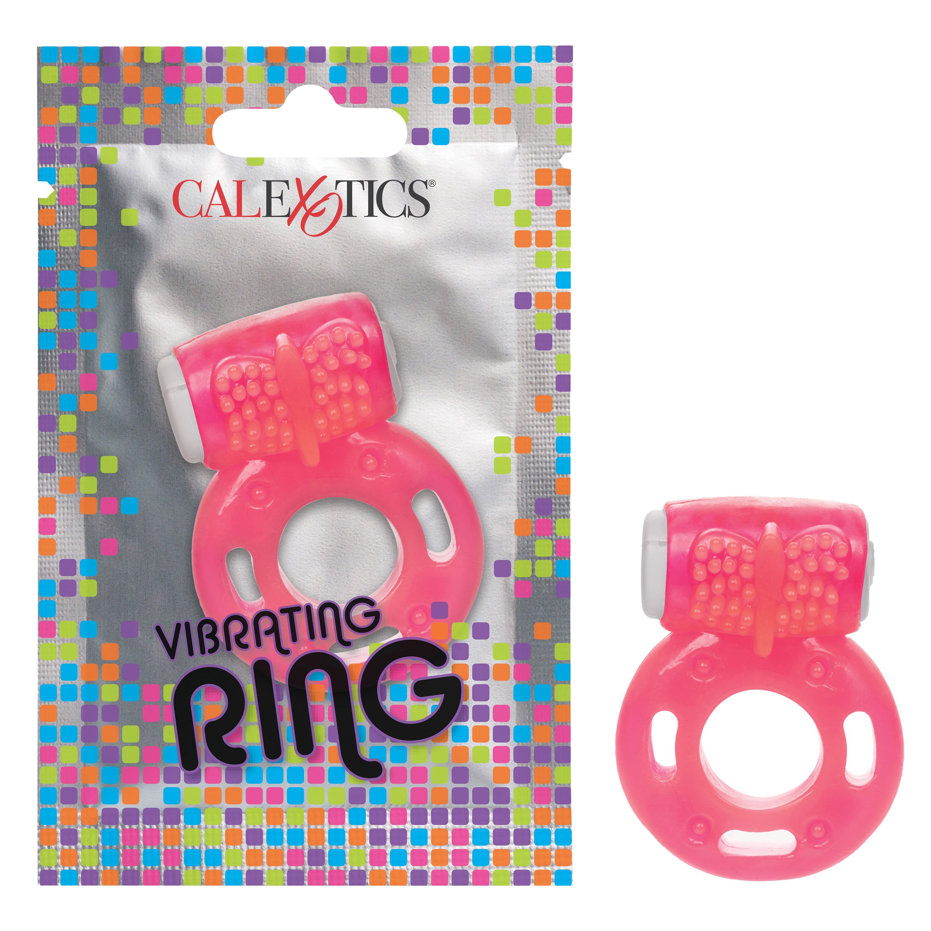 foil pack vibrating ring pink 