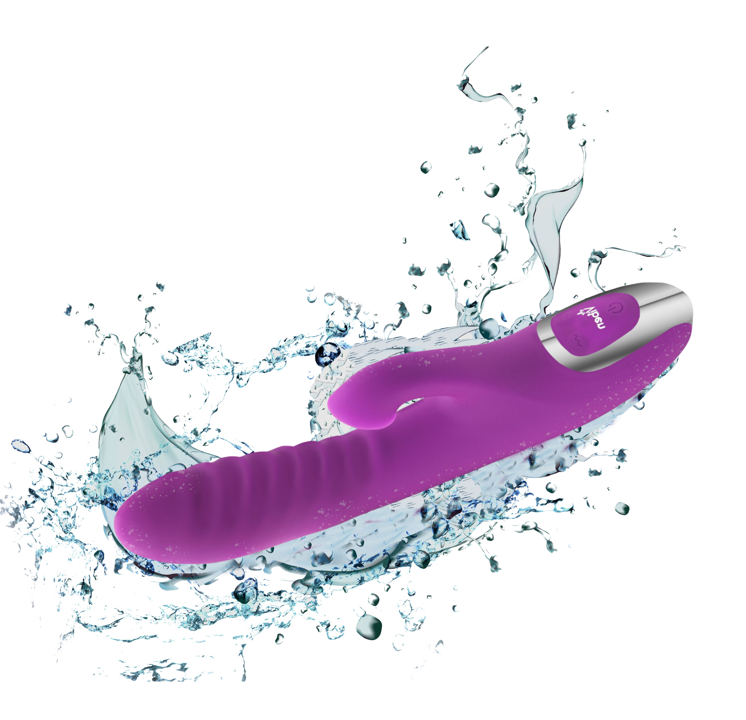 frenzy rabbit vibe with clitoral suction berry 