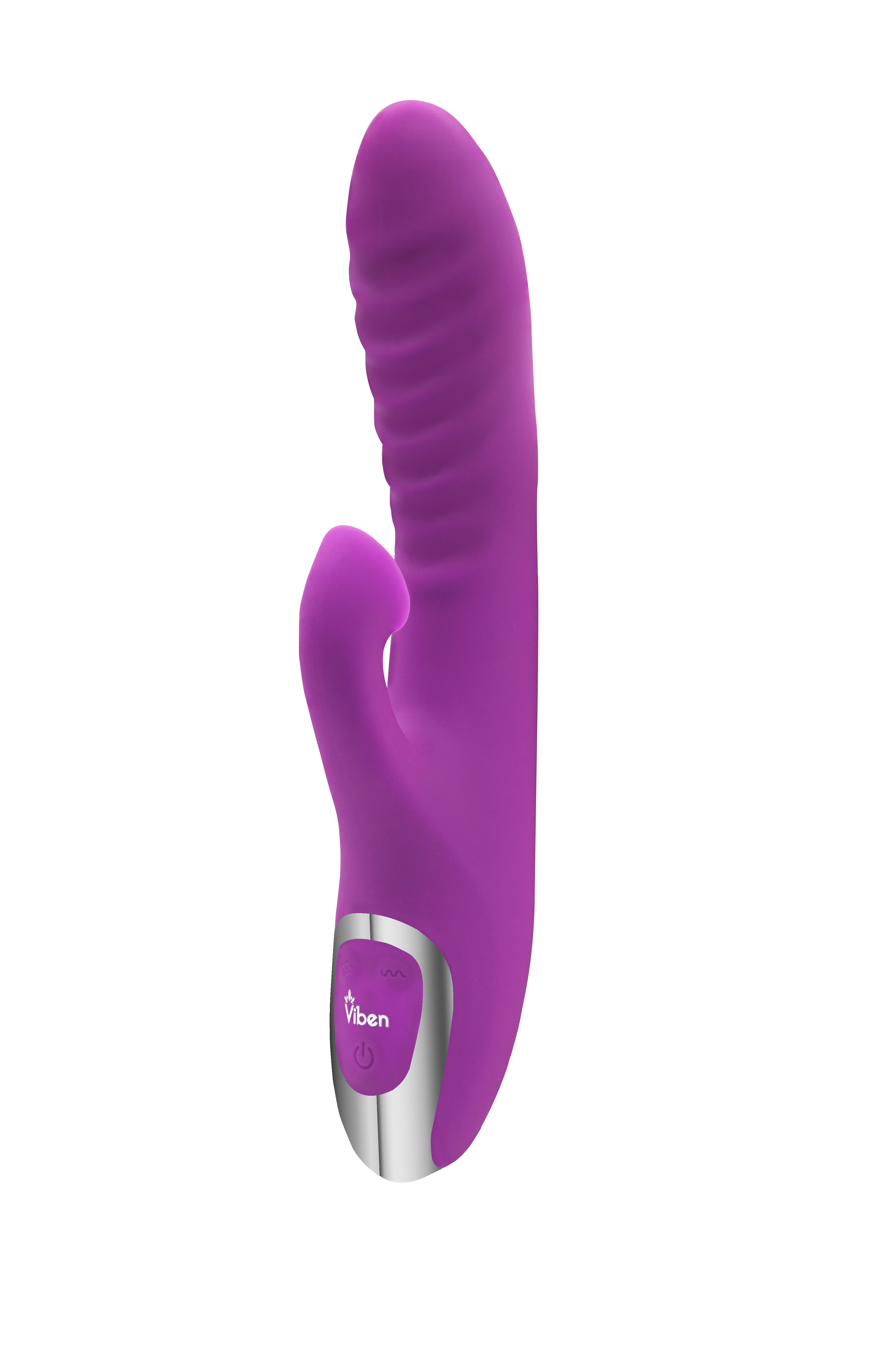 frenzy rabbit vibe with clitoral suction berry 