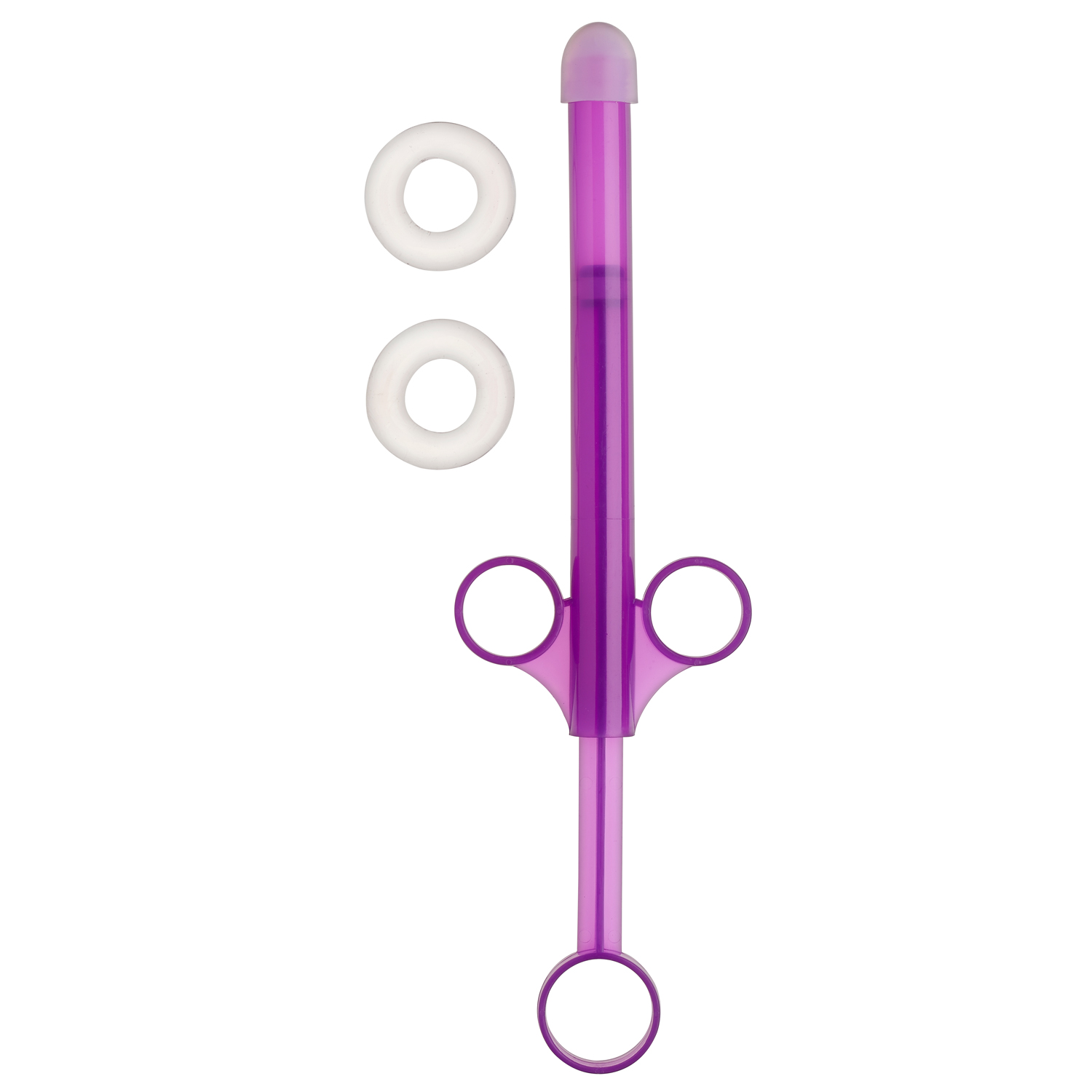 fresh  xl lube applicator with c rings purple 