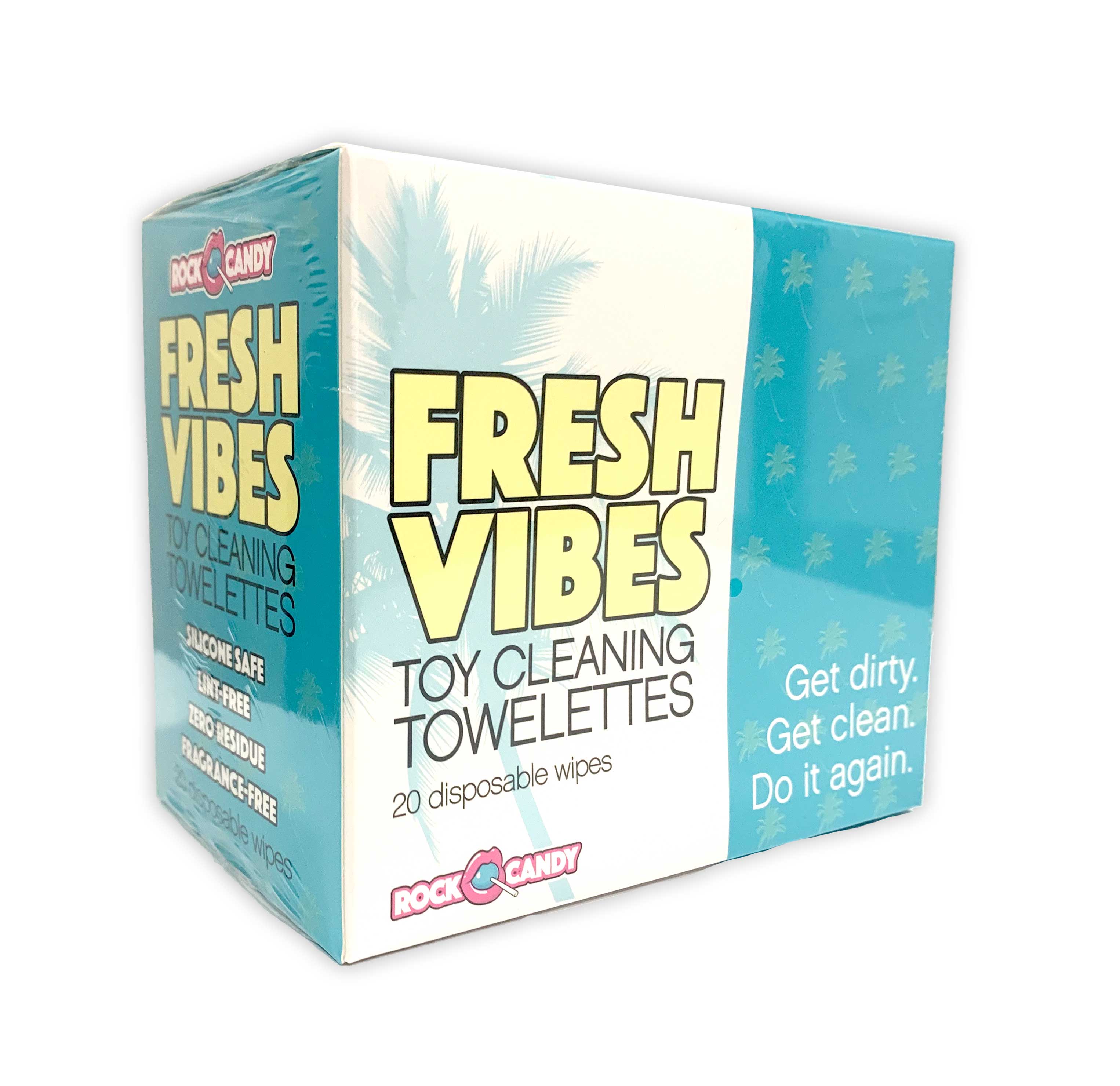 fresh vibes individual wipes box of  