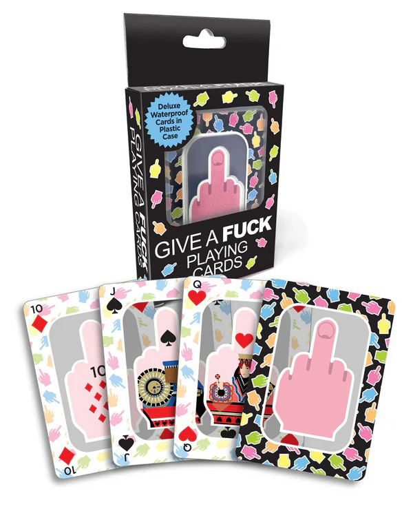 fu finger waterproof playing cards 