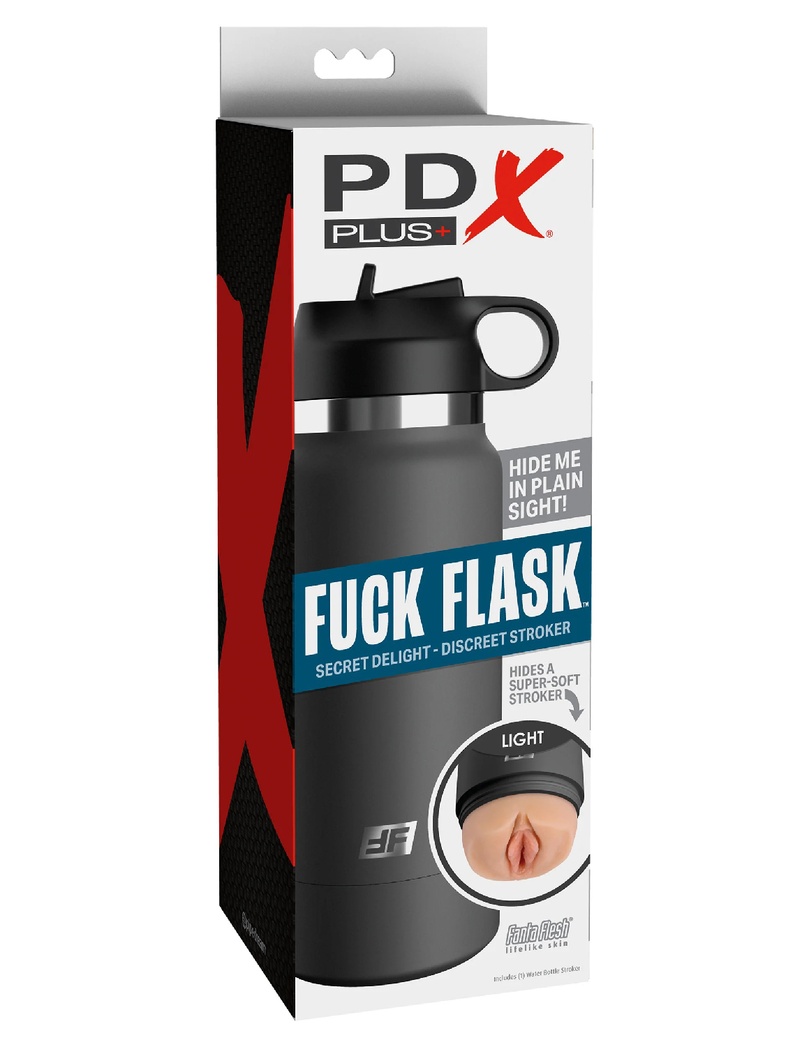 fuck flask secret delight grey bottle light 