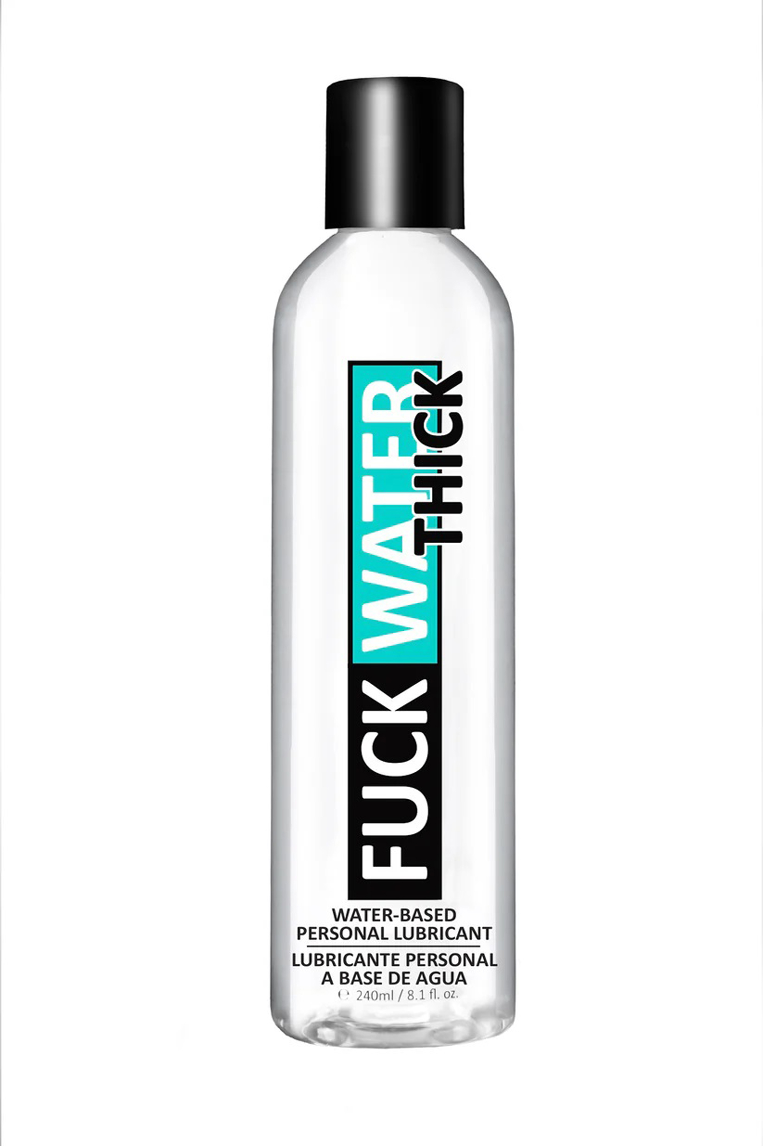 fuck water thick oz clear water based lubricant 