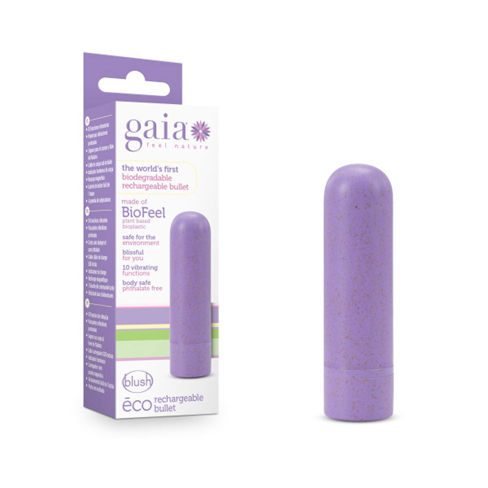 gaia eco rechargeable bullet lilac 