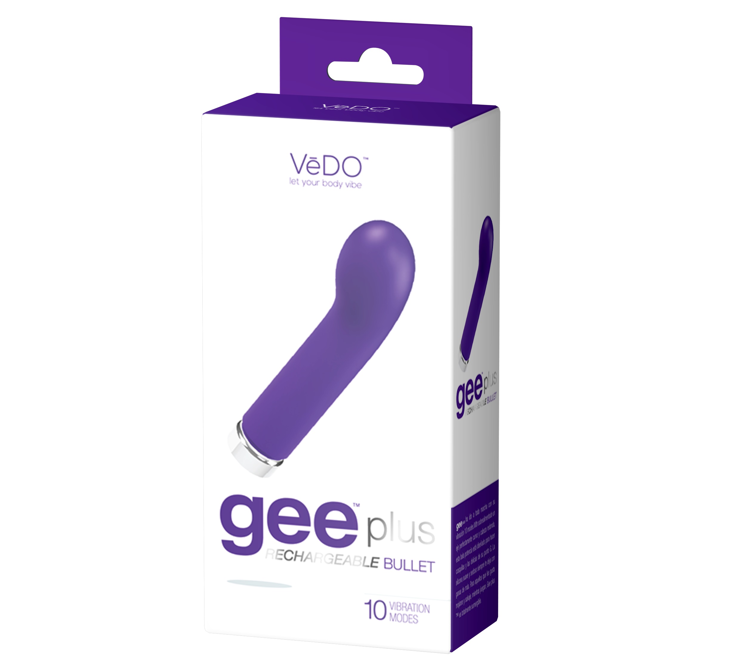 gee plus rechargeable mini vibe into you indigo 