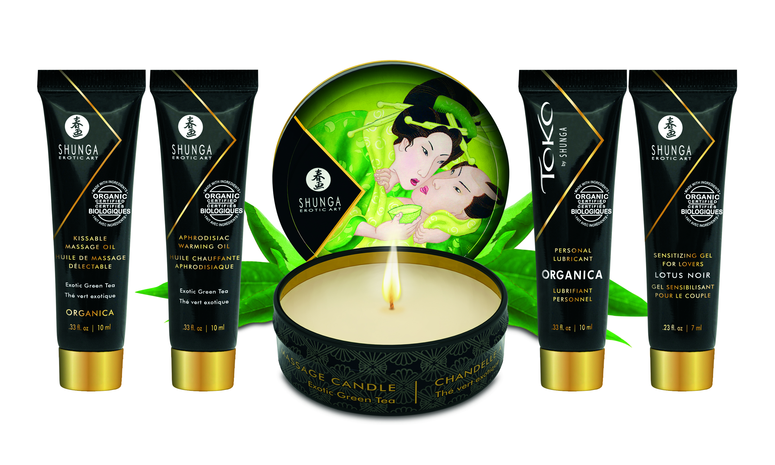 geishas secrets gift set organica exotic green tea 