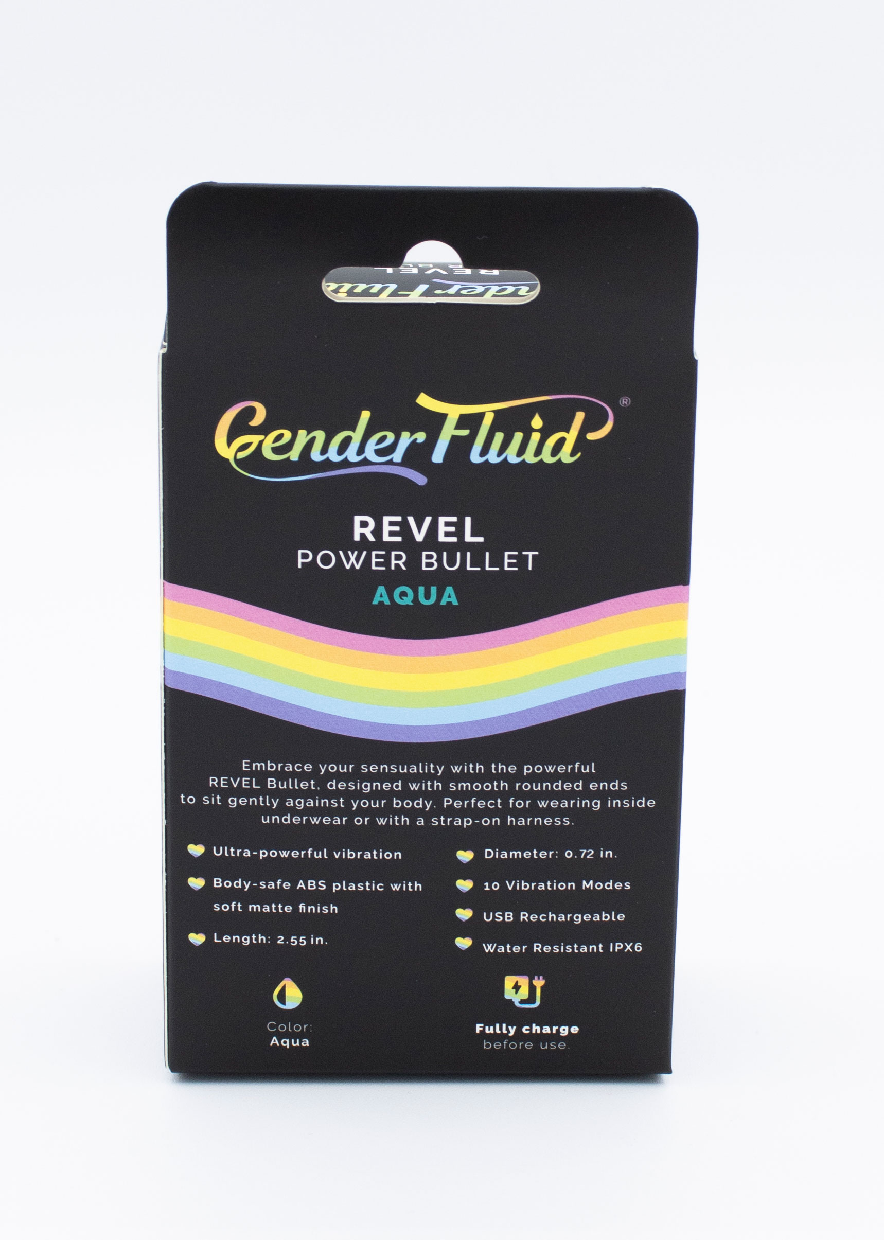 gender fluid revel power bullet aqua blue 