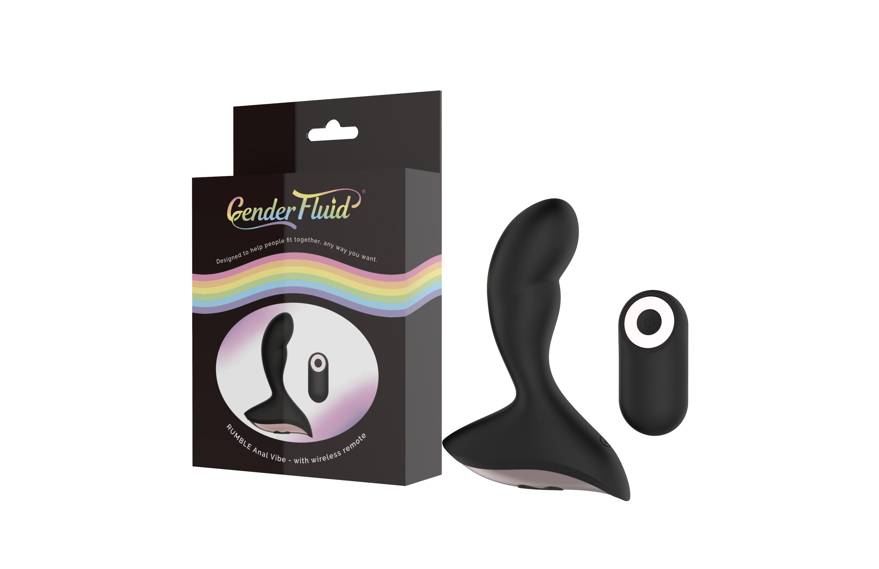 gender fluid rumble anal vibe black 