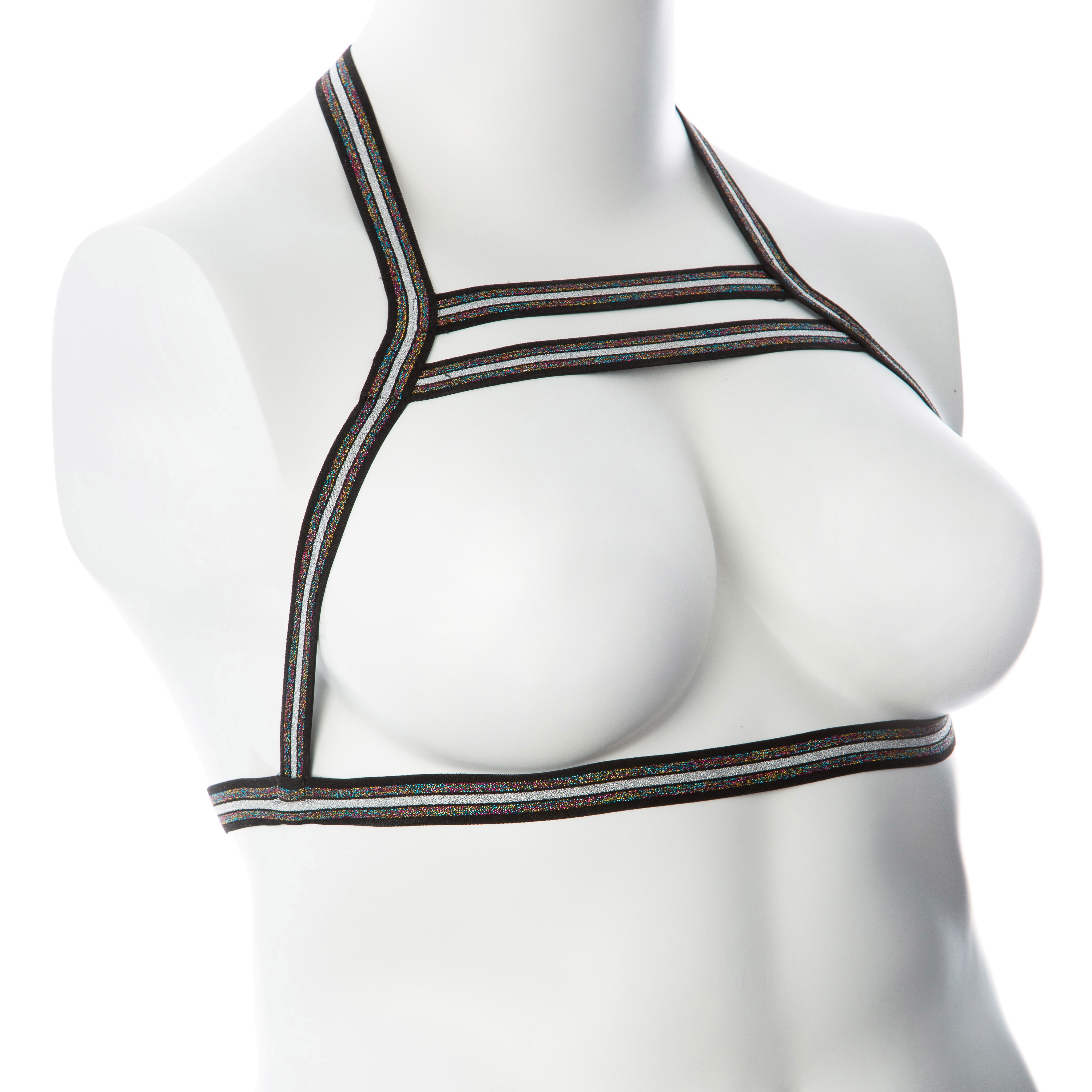 gender fluid silver lining harness smalllarge multi color 