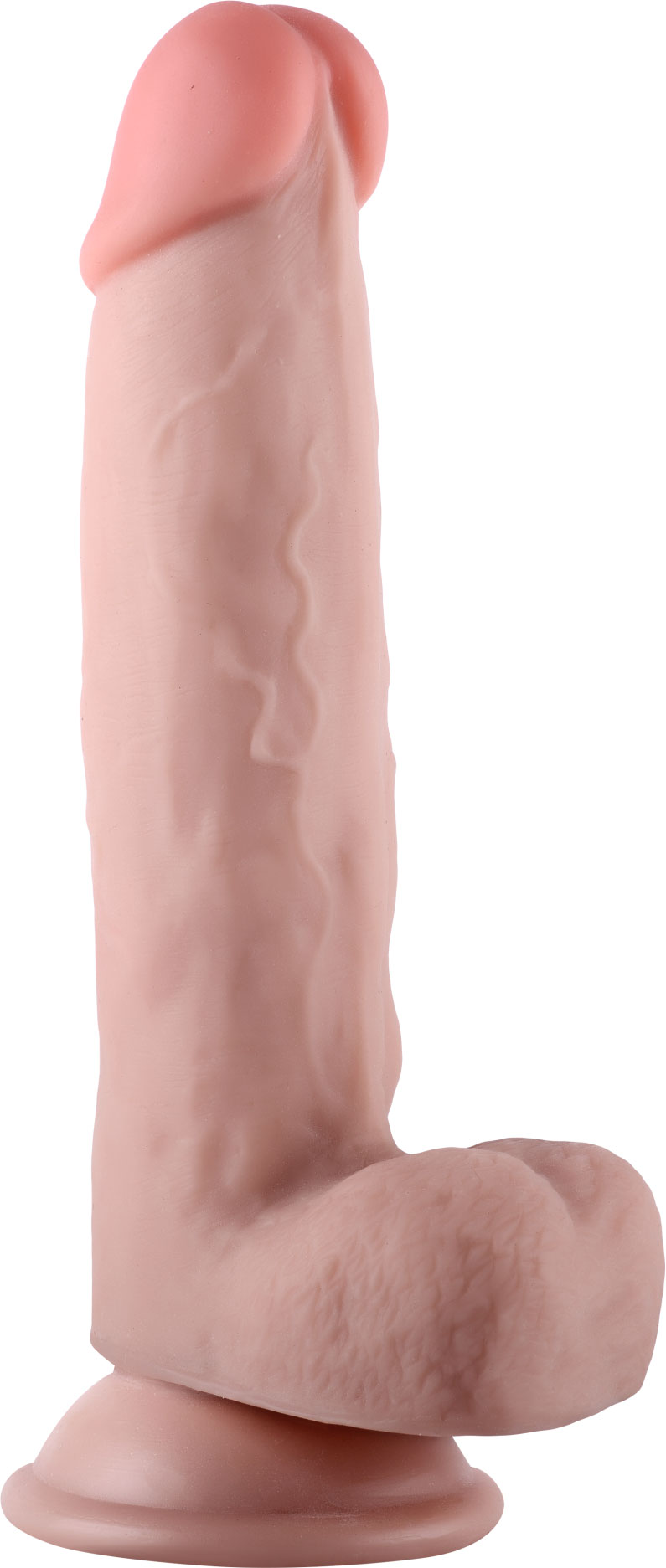 get lucky . inch real skin dildo 