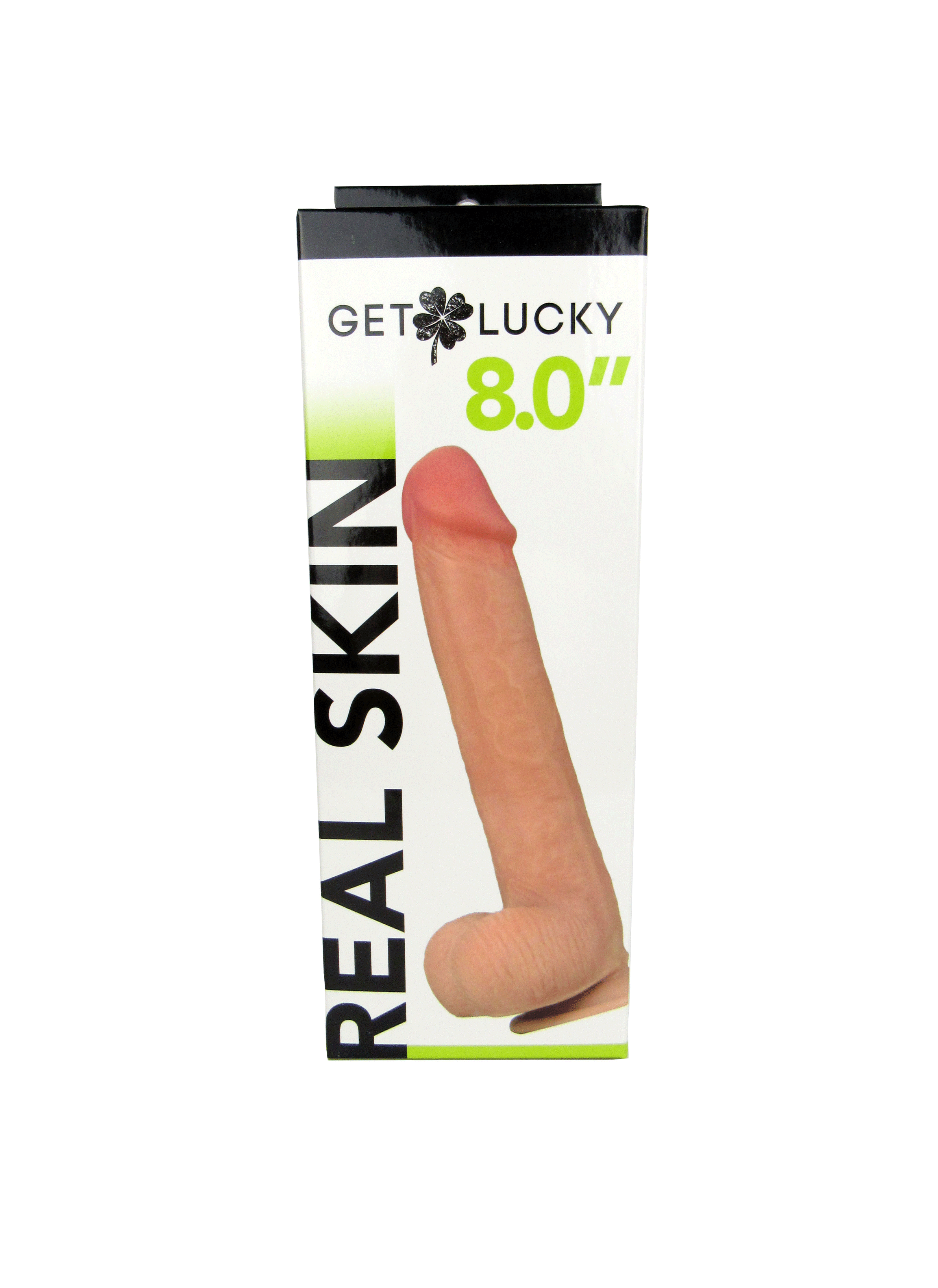 get lucky  inch real skin dildo tan .gif