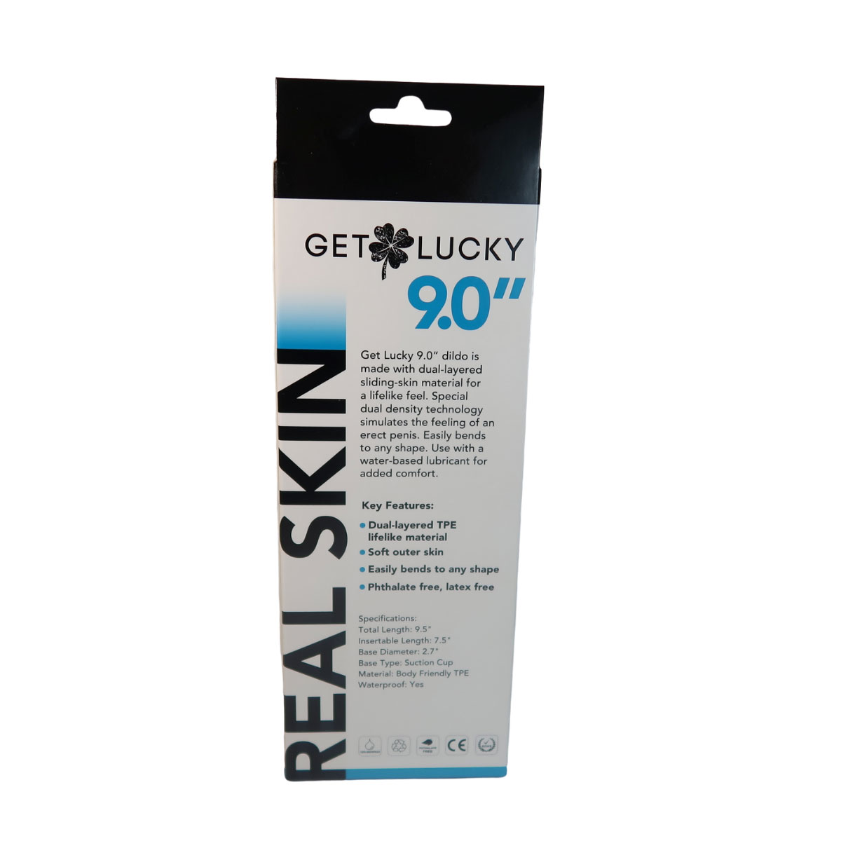 get lucky  inch real skin dong light brown 