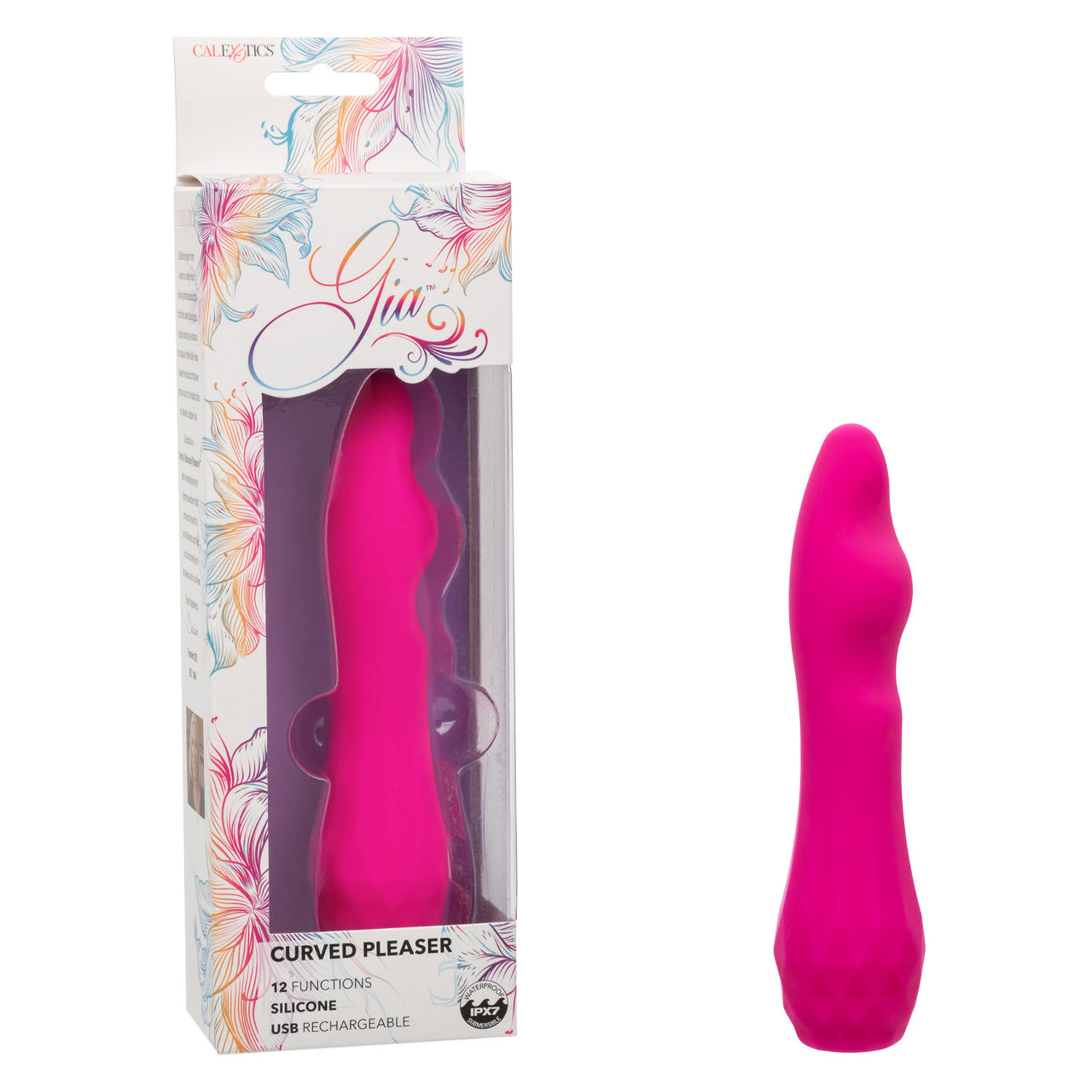 gia curved pleaser pink 