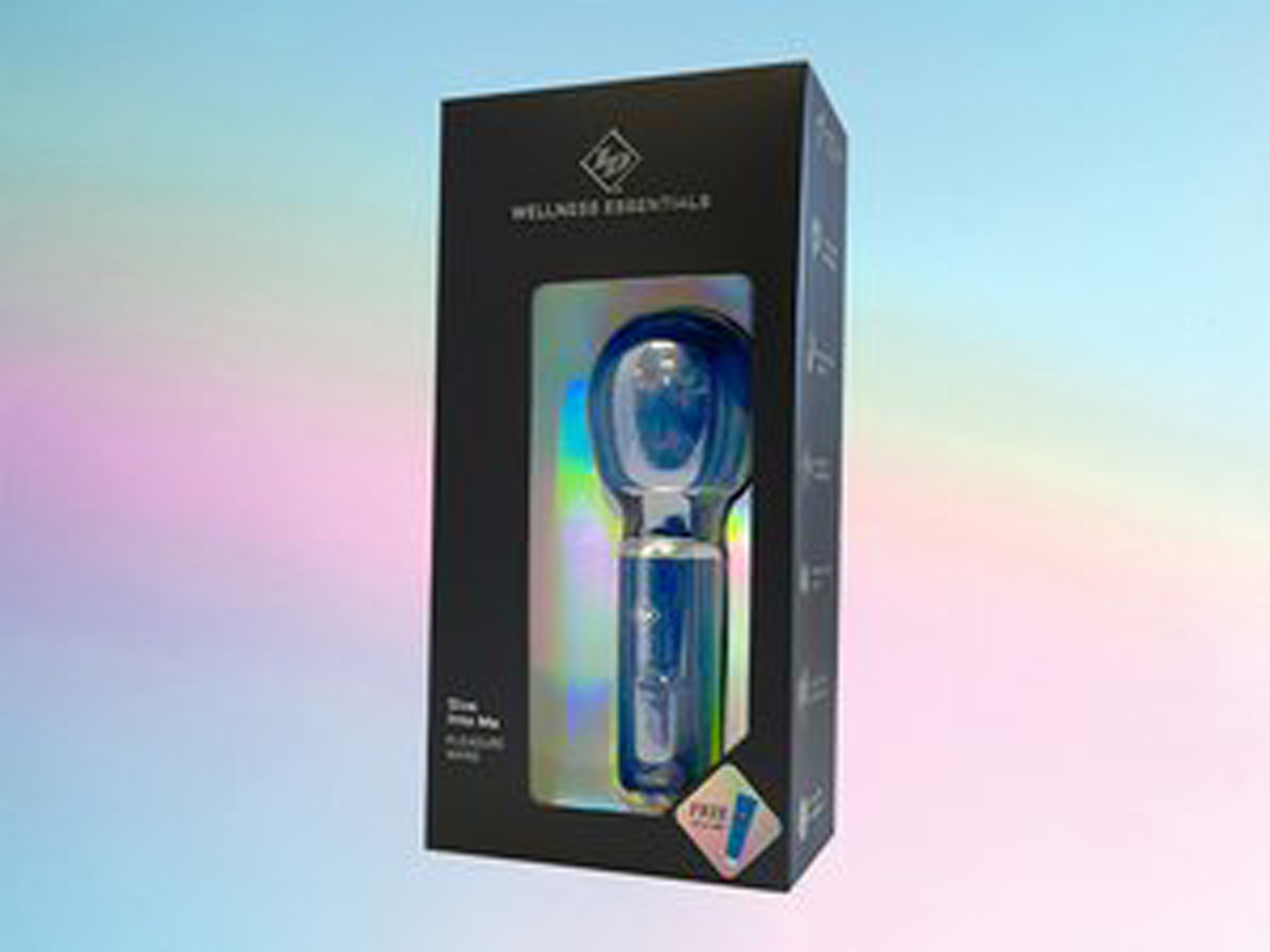 give into me pleasure wand blue 