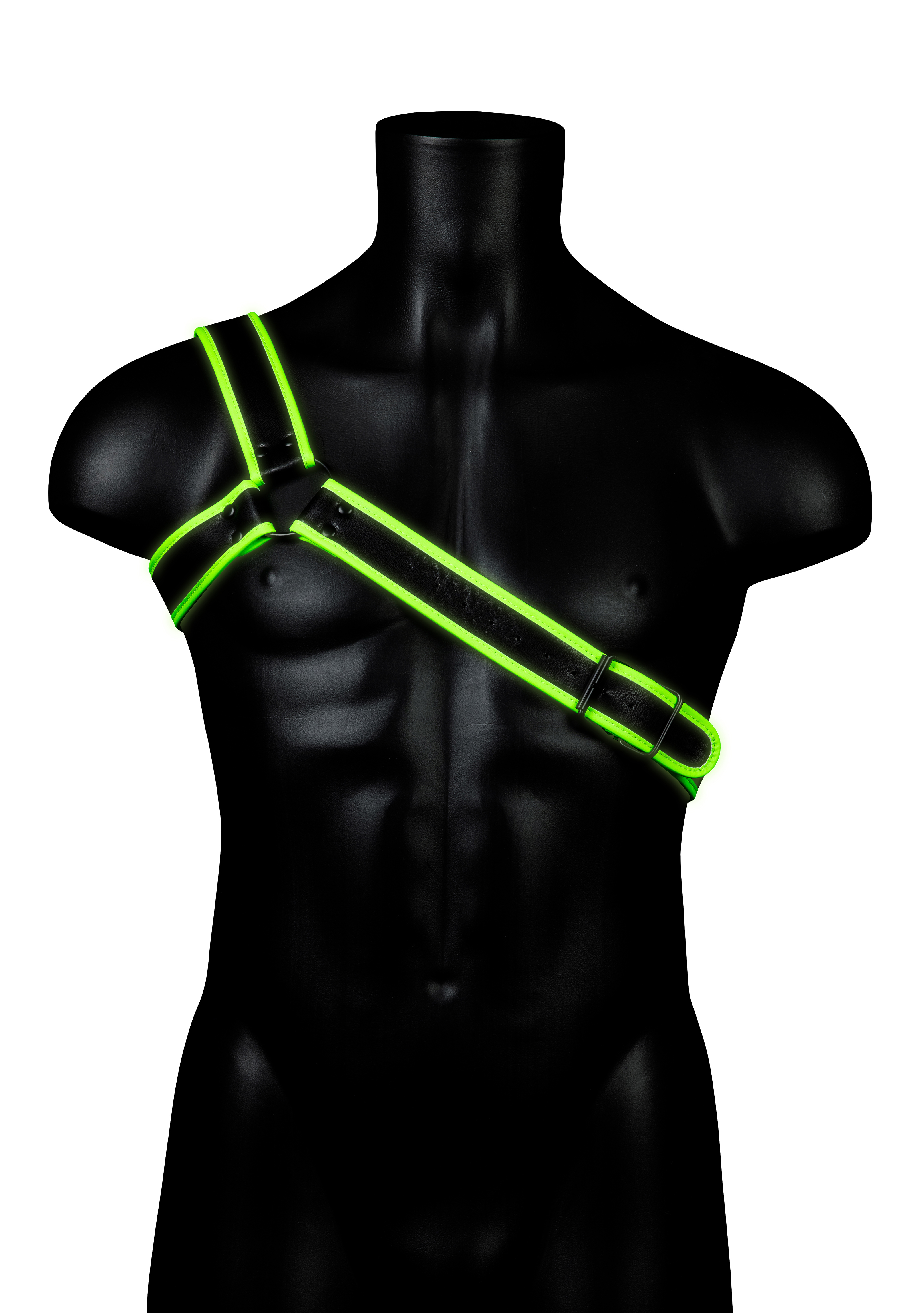 gladiator harness largexlarge glow in the dark 