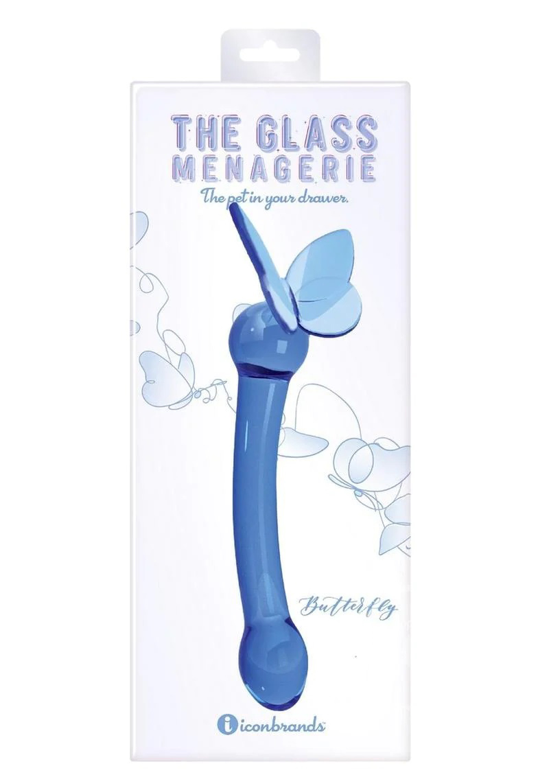 glass menagerie butterfly glass g spot dark blue 