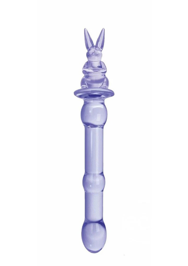 glass menagerie rabbit dildo purple 