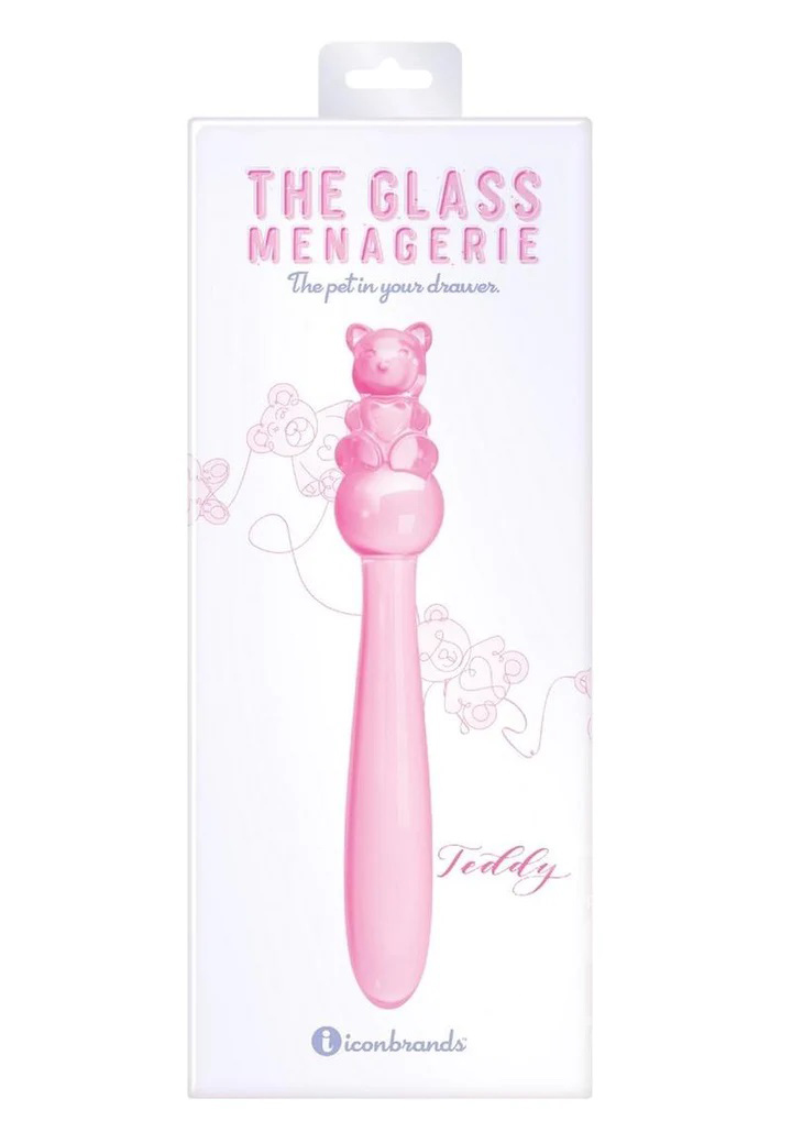 glass menagerie teddy dildo pink 