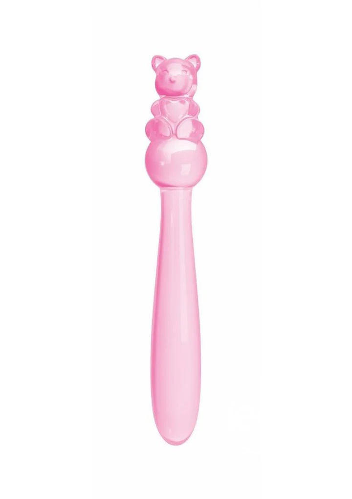 glass menagerie teddy dildo pink 