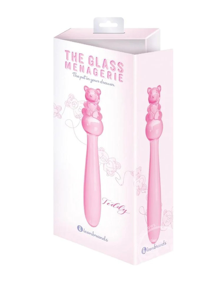 glass menagerie teddy dildo pink 