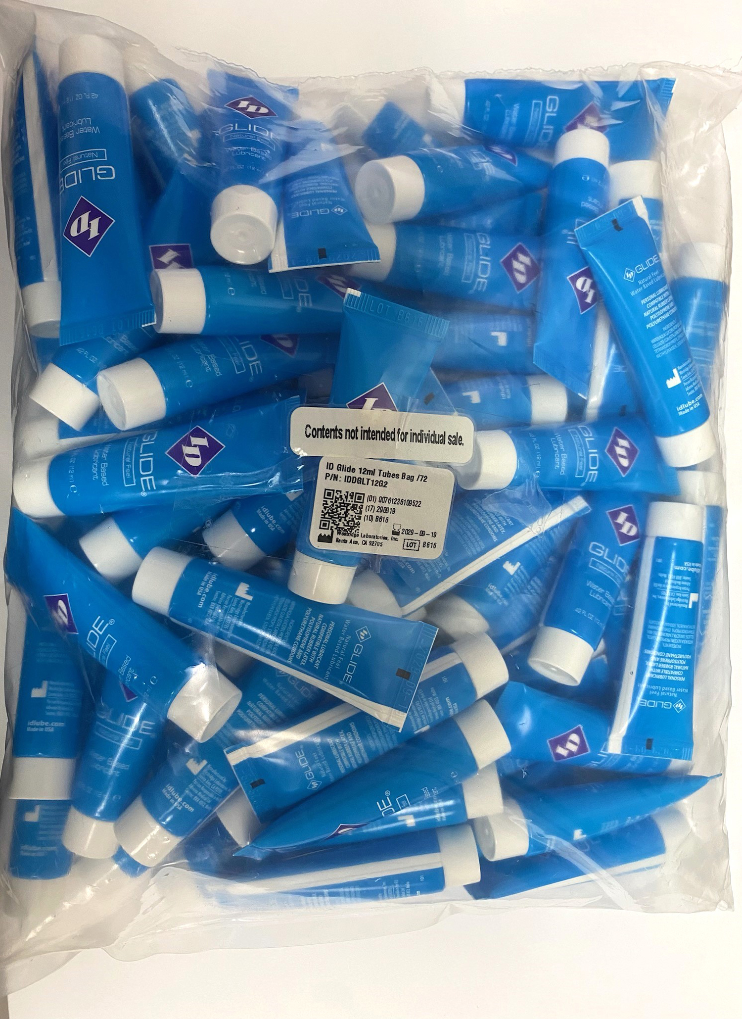 glide ml tubes bag of  