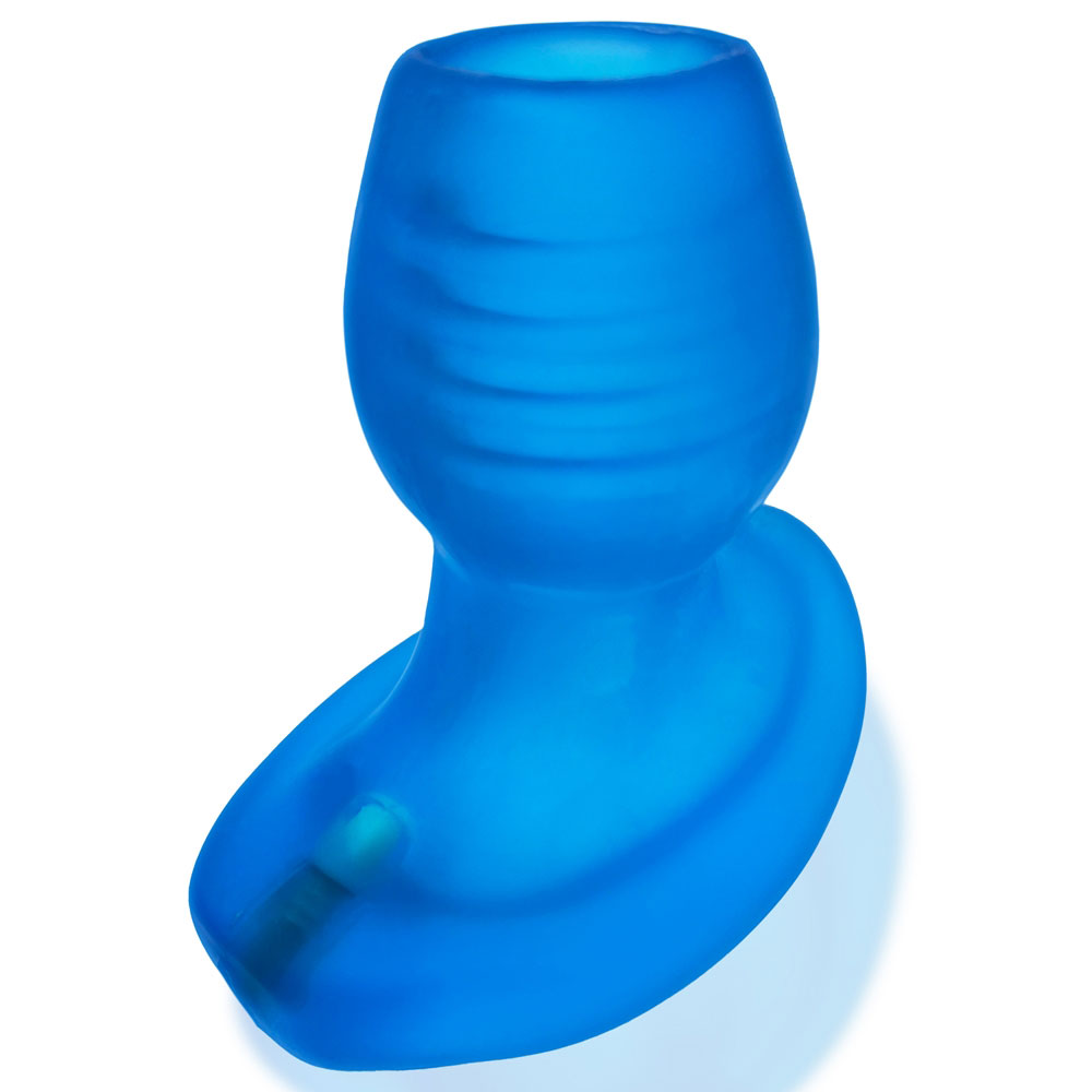 glow hole  butt plug small blue morph 