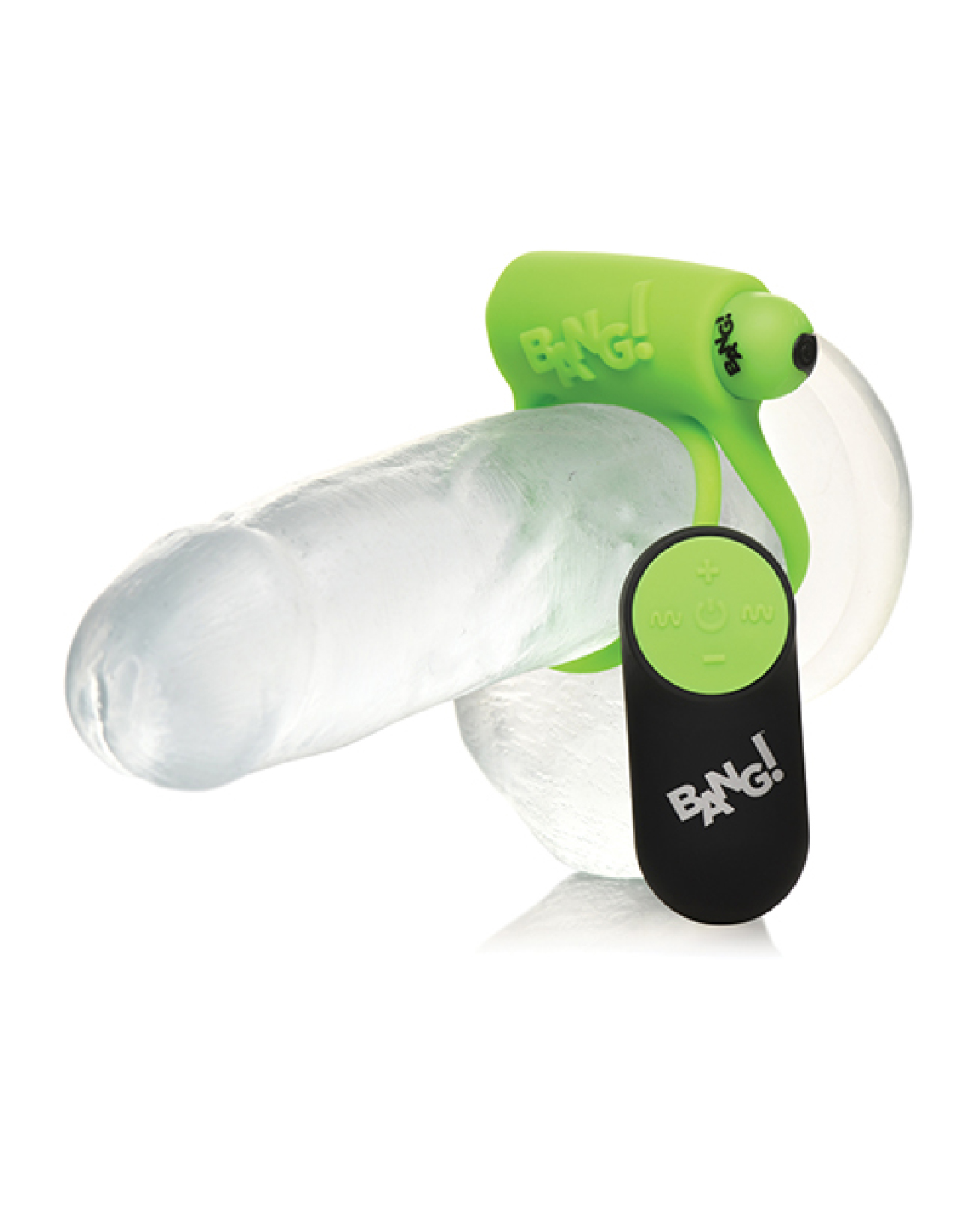 glow in the dark cock ring green 