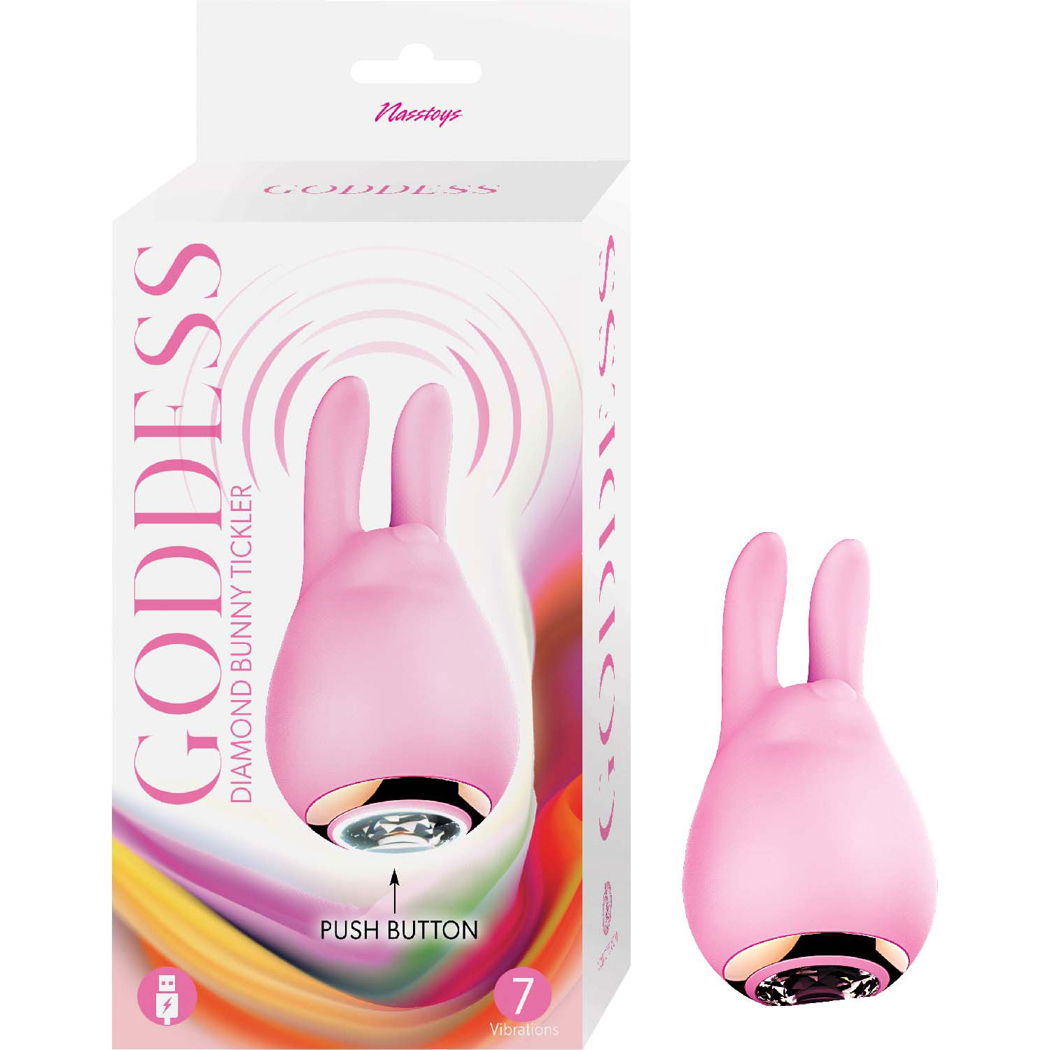 goddess diamond bunny tickler pink 