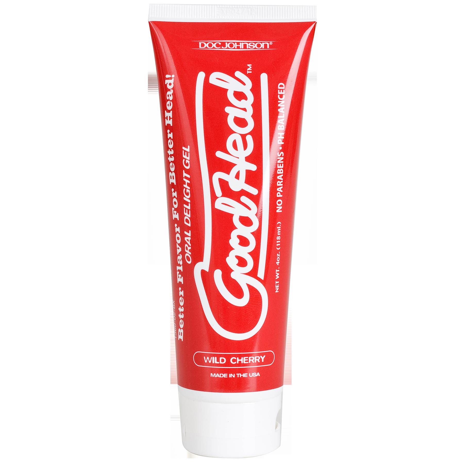 good head oral delight gel  oz wild cherry 