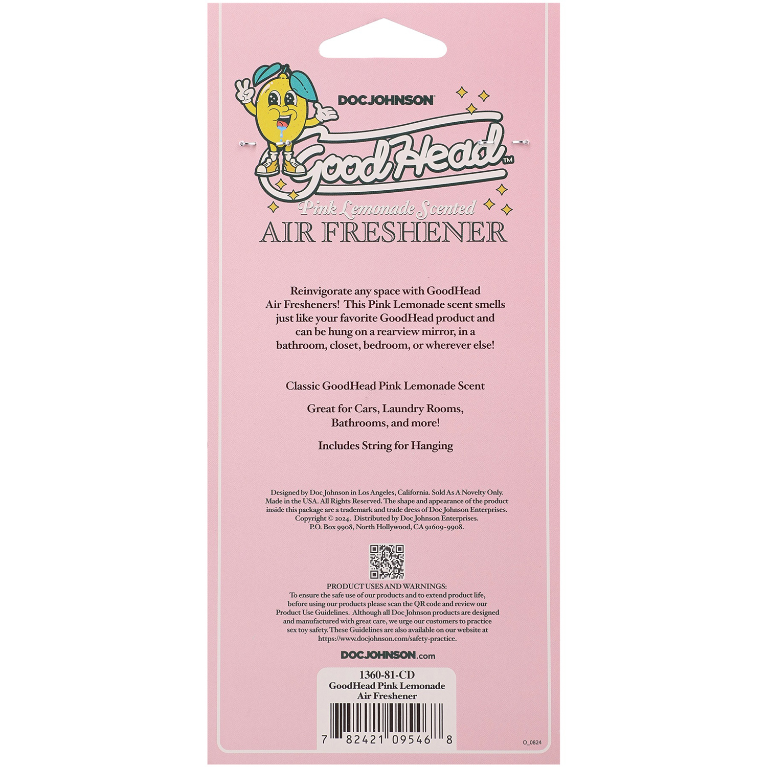 goodhead air freshener pink lemonade 