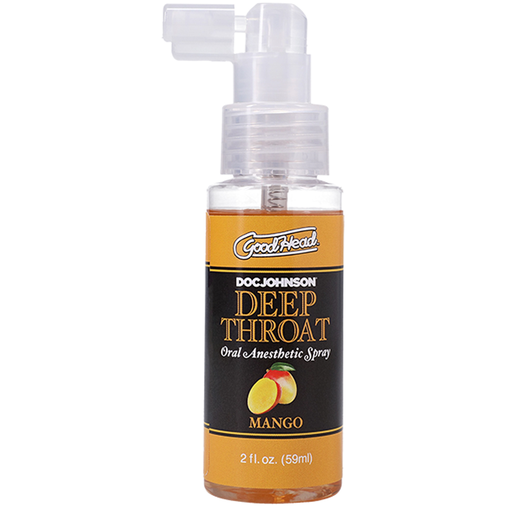 goodhead deep throat spray mango  fl oz 